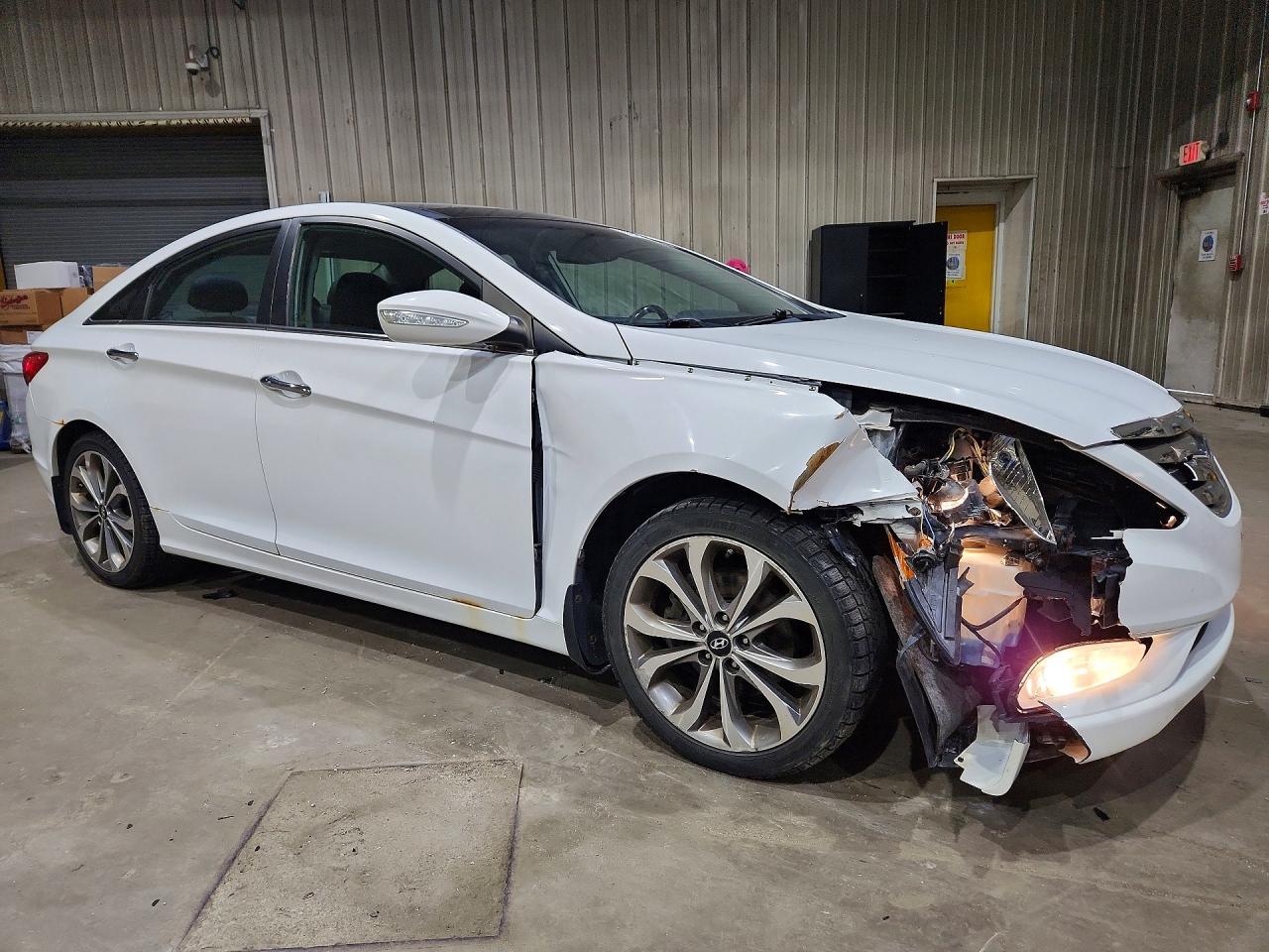 2013 Hyundai Sonata Limited 2.0t White vin: 5NPEC4AB4DH615745