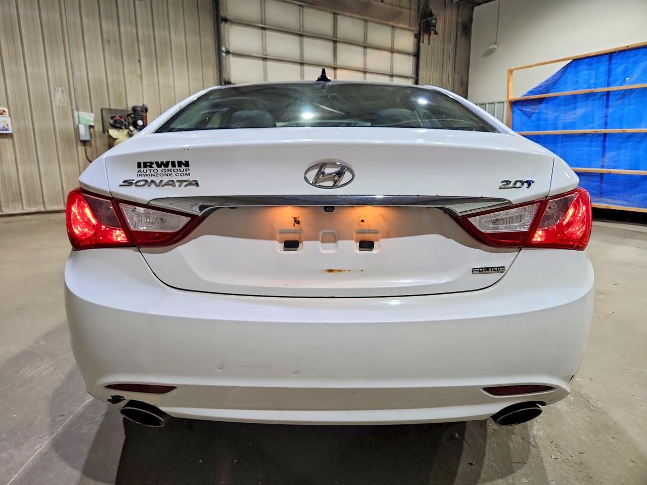 2013 Hyundai Sonata Limited 2.0t White vin: 5NPEC4AB4DH615745
