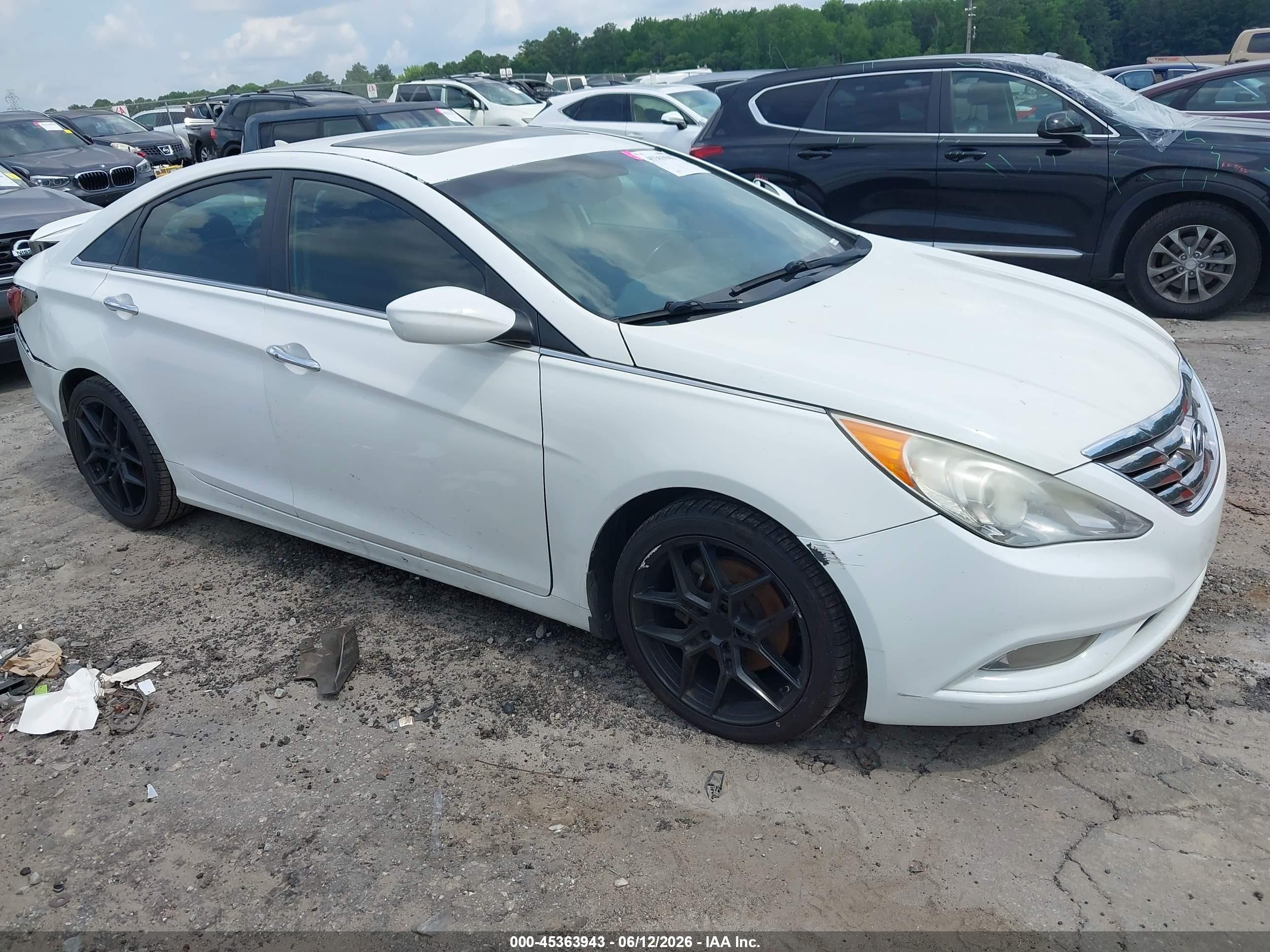 2013 Hyundai Sonata Se 2.0t White vin: 5NPEC4AB4DH643285