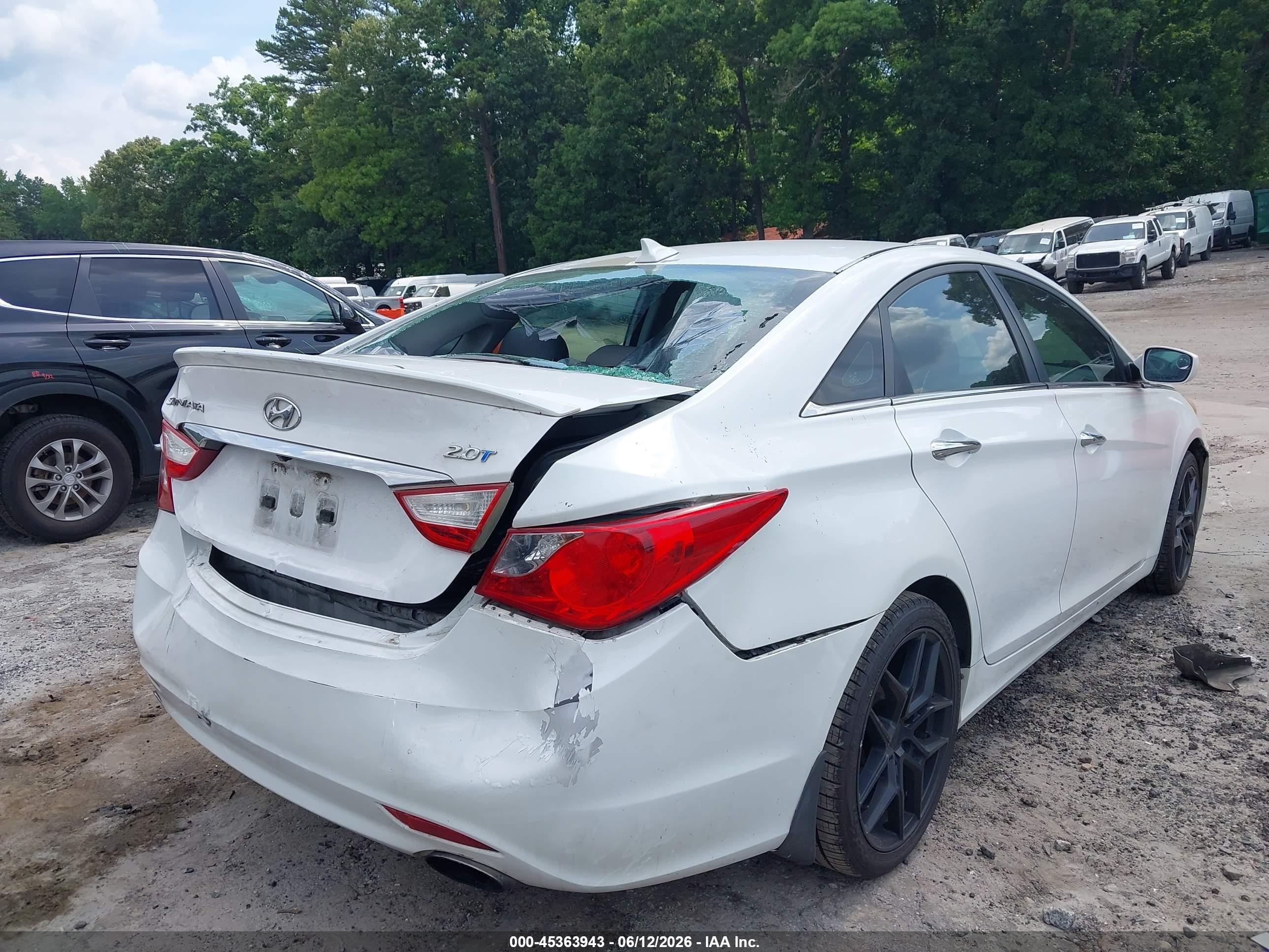 2013 Hyundai Sonata Se 2.0t Белый vin: 5NPEC4AB4DH643285