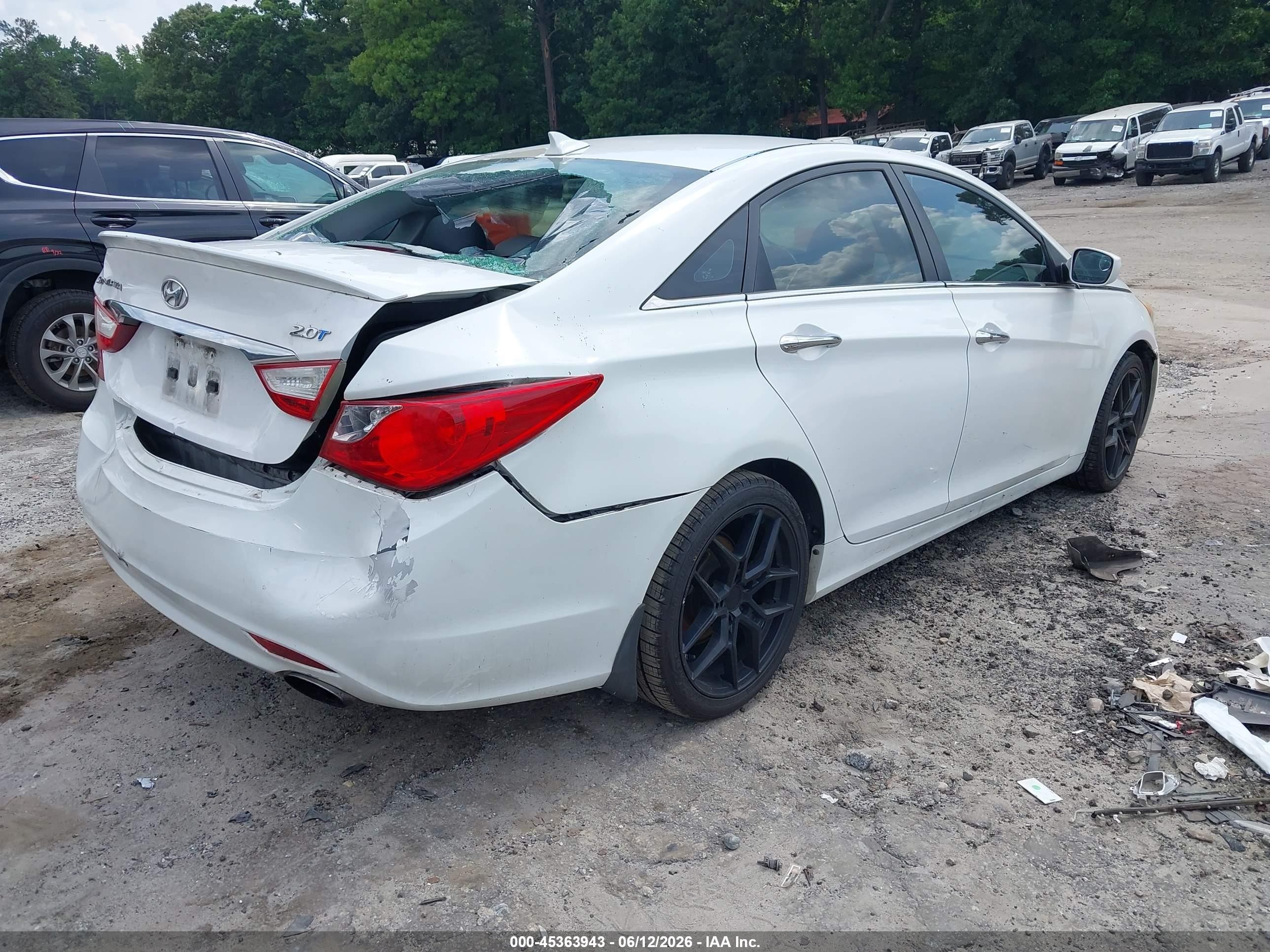 2013 Hyundai Sonata Se 2.0t Белый vin: 5NPEC4AB4DH643285
