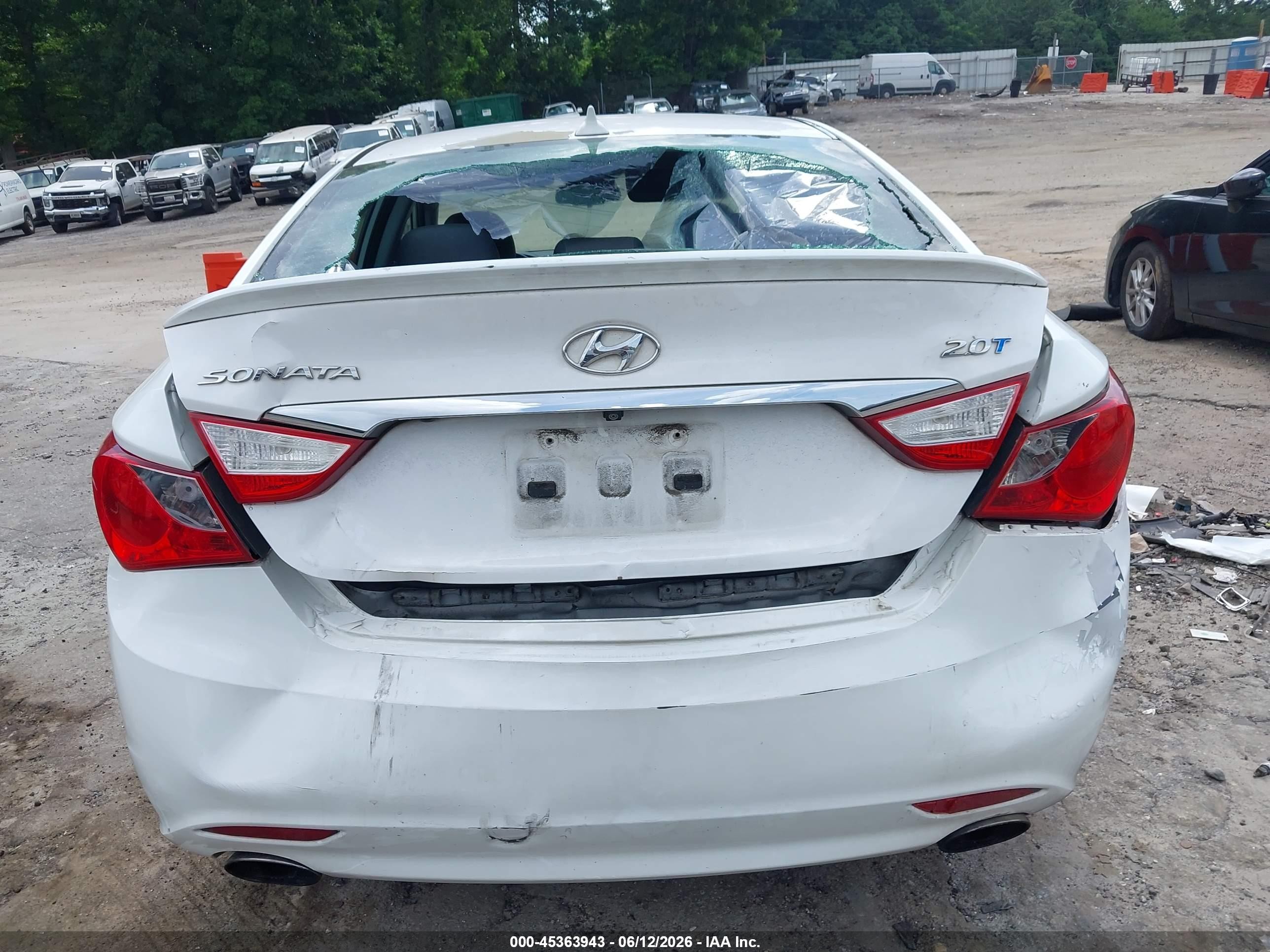 2013 Hyundai Sonata Se 2.0t Белый vin: 5NPEC4AB4DH643285