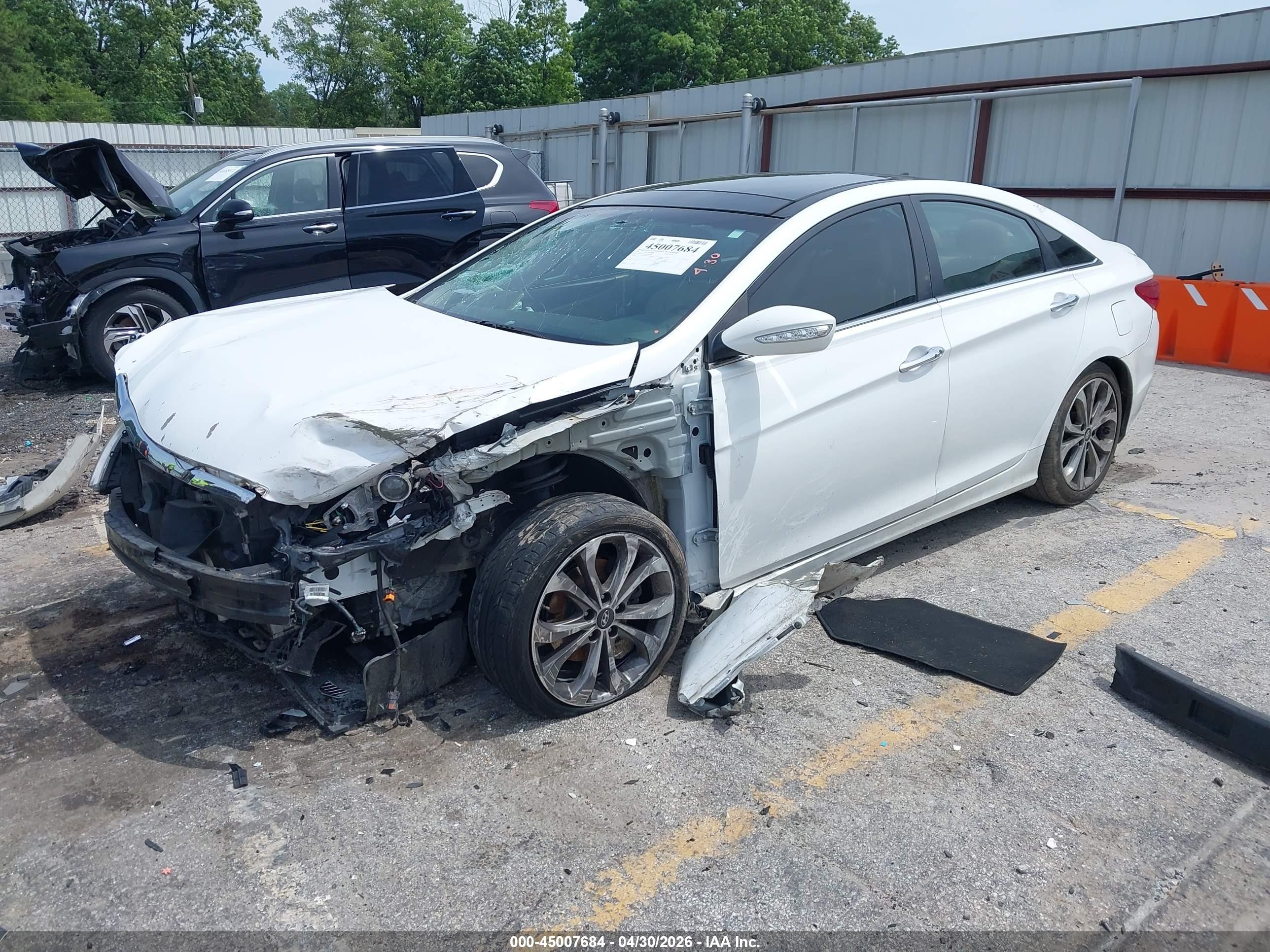 2013 Hyundai Sonata Limited 2.0t White vin: 5NPEC4AB4DH685634