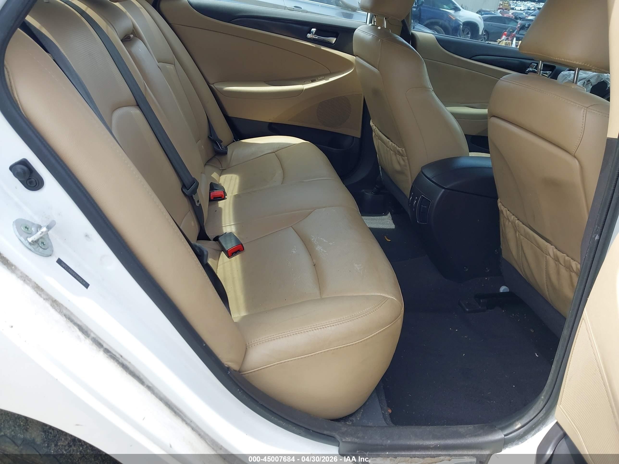 2013 Hyundai Sonata Limited 2.0t White vin: 5NPEC4AB4DH685634