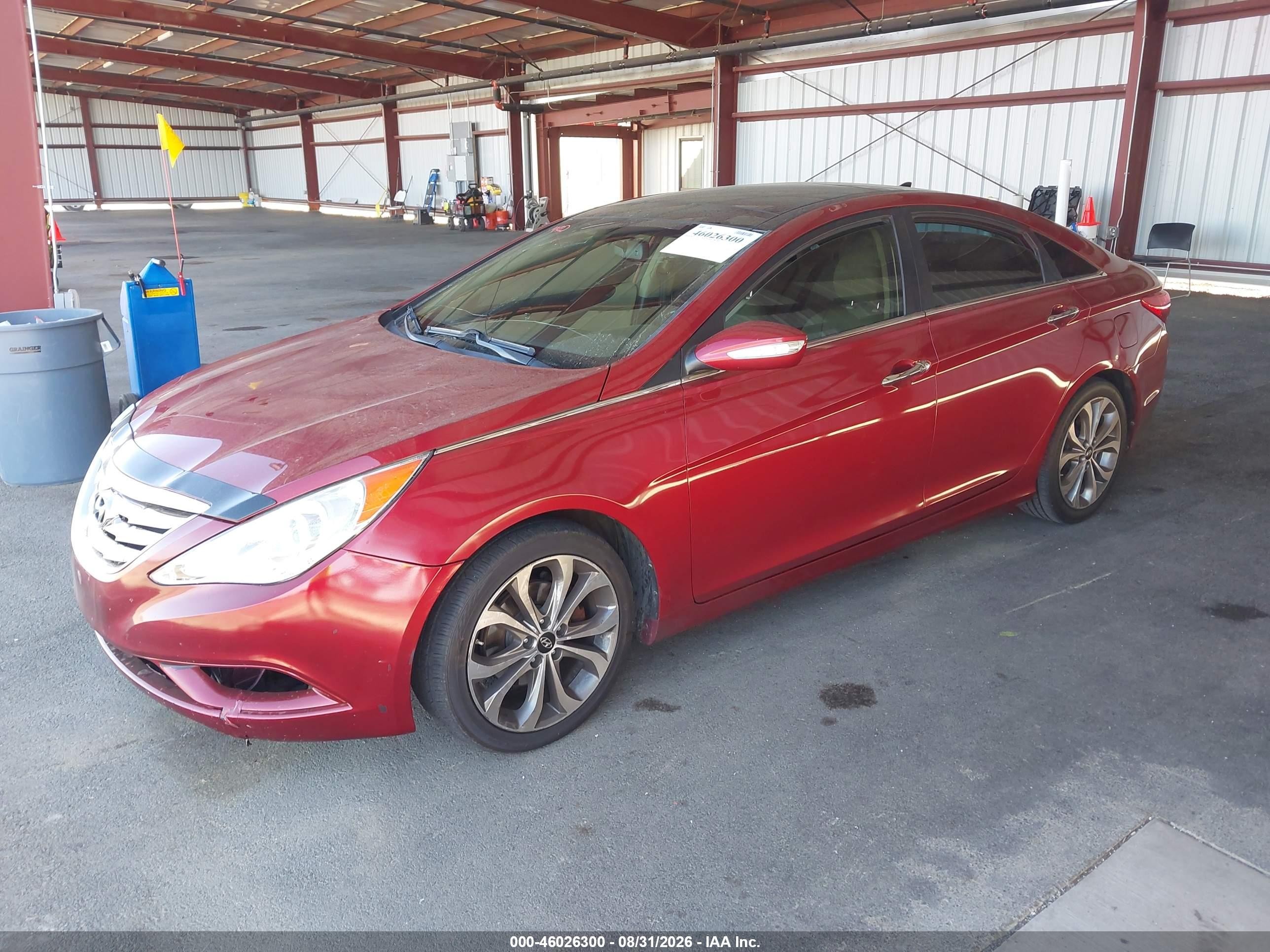 2013 Hyundai Sonata Limited 2.0t Красный vin: 5NPEC4AB4DH688002