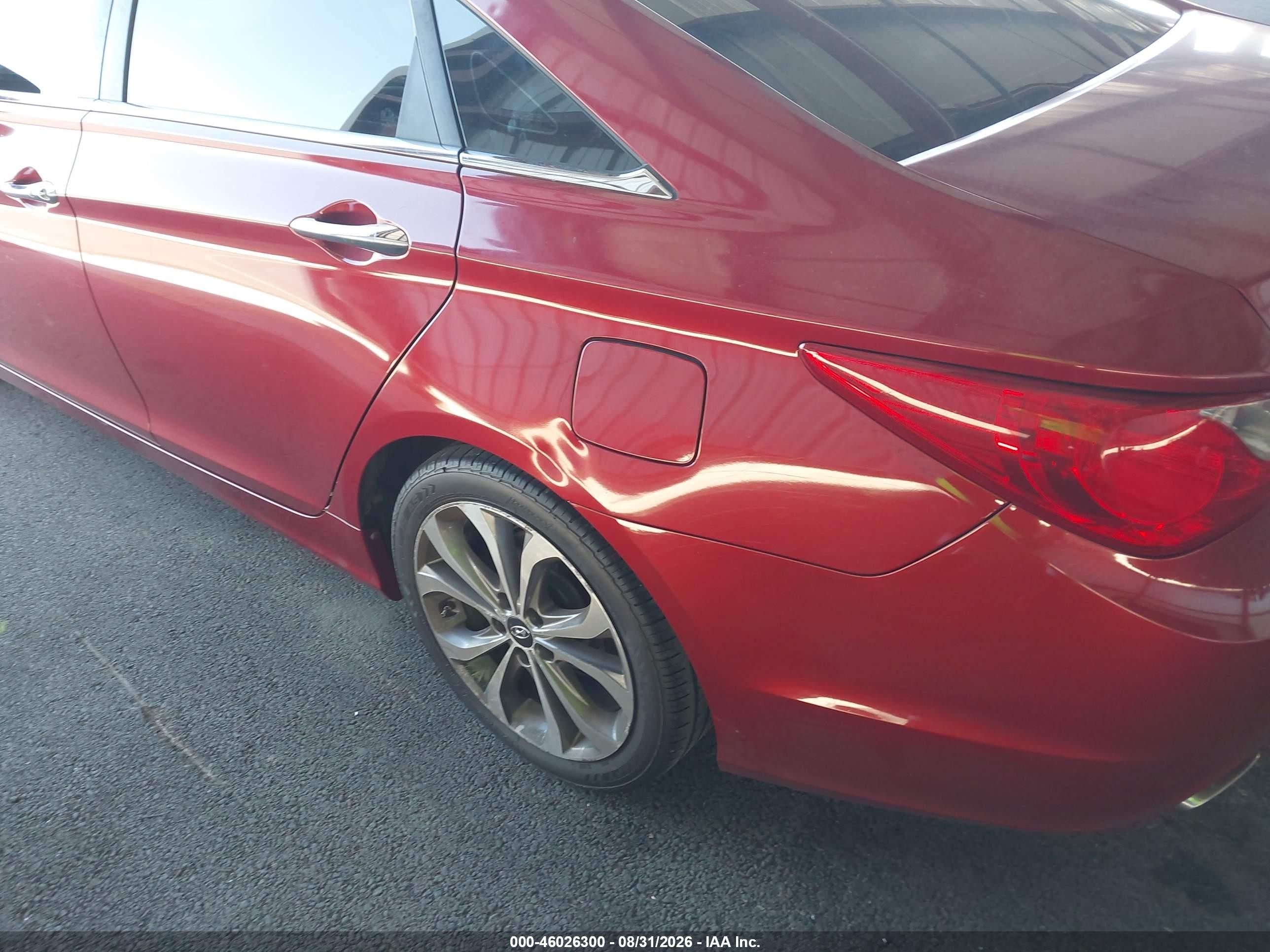 2013 Hyundai Sonata Limited 2.0t Красный vin: 5NPEC4AB4DH688002
