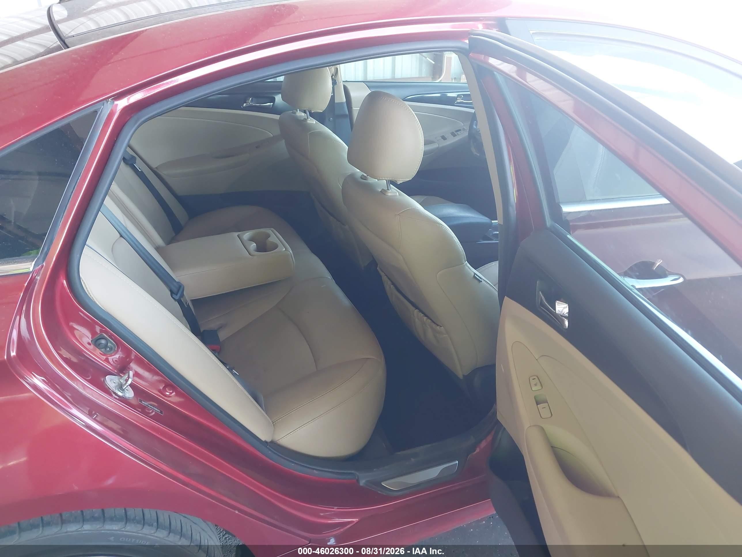 2013 Hyundai Sonata Limited 2.0t Красный vin: 5NPEC4AB4DH688002