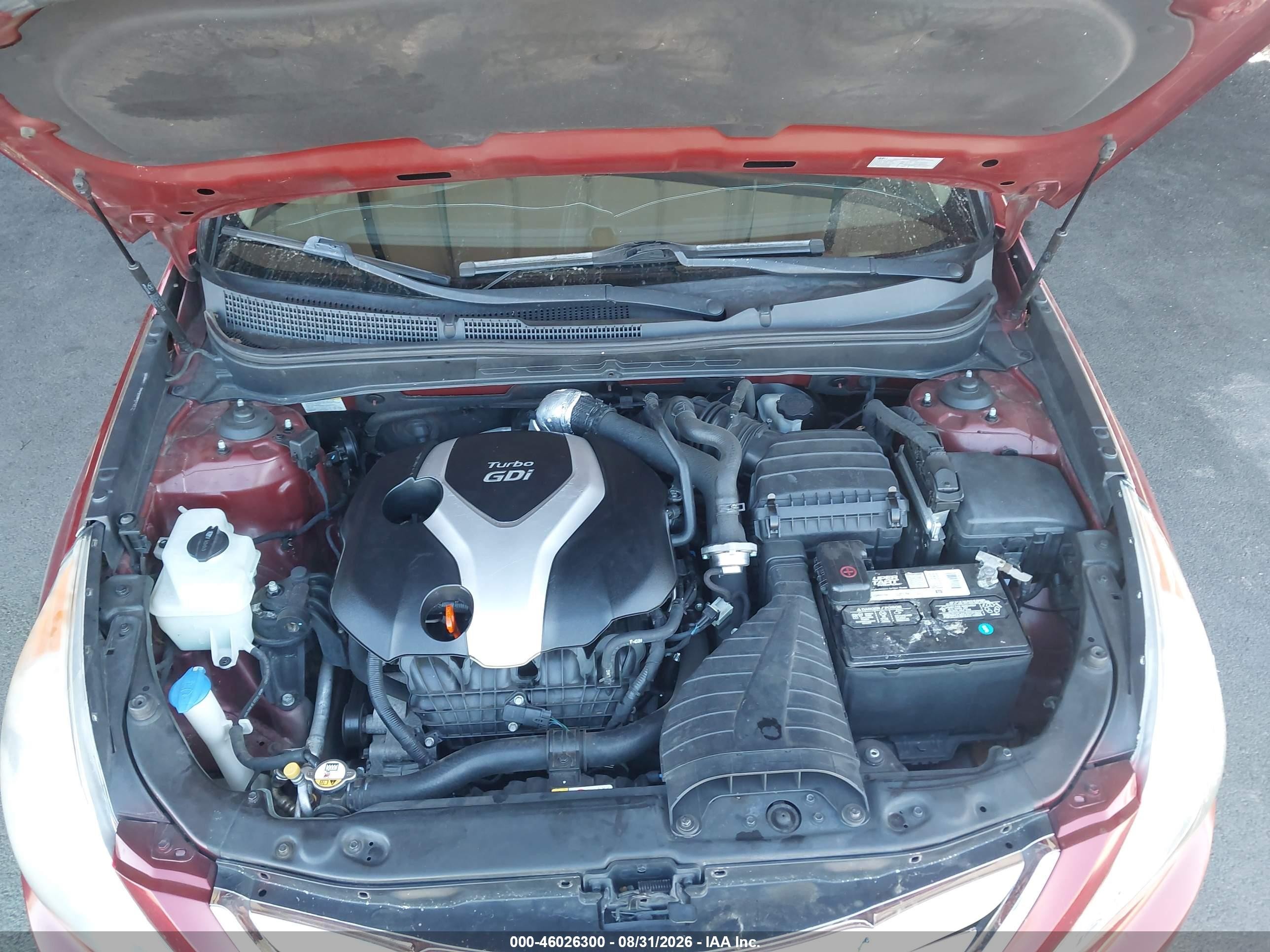 2013 Hyundai Sonata Limited 2.0t Красный vin: 5NPEC4AB4DH688002