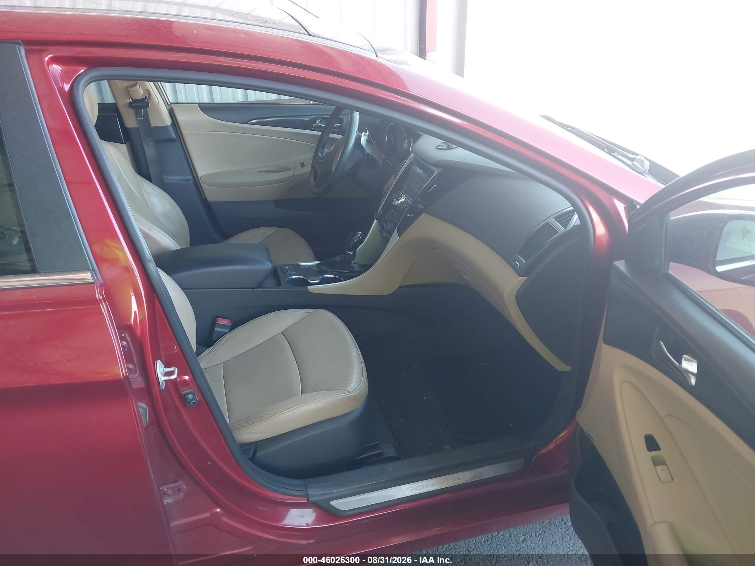 2013 Hyundai Sonata Limited 2.0t Красный vin: 5NPEC4AB4DH688002