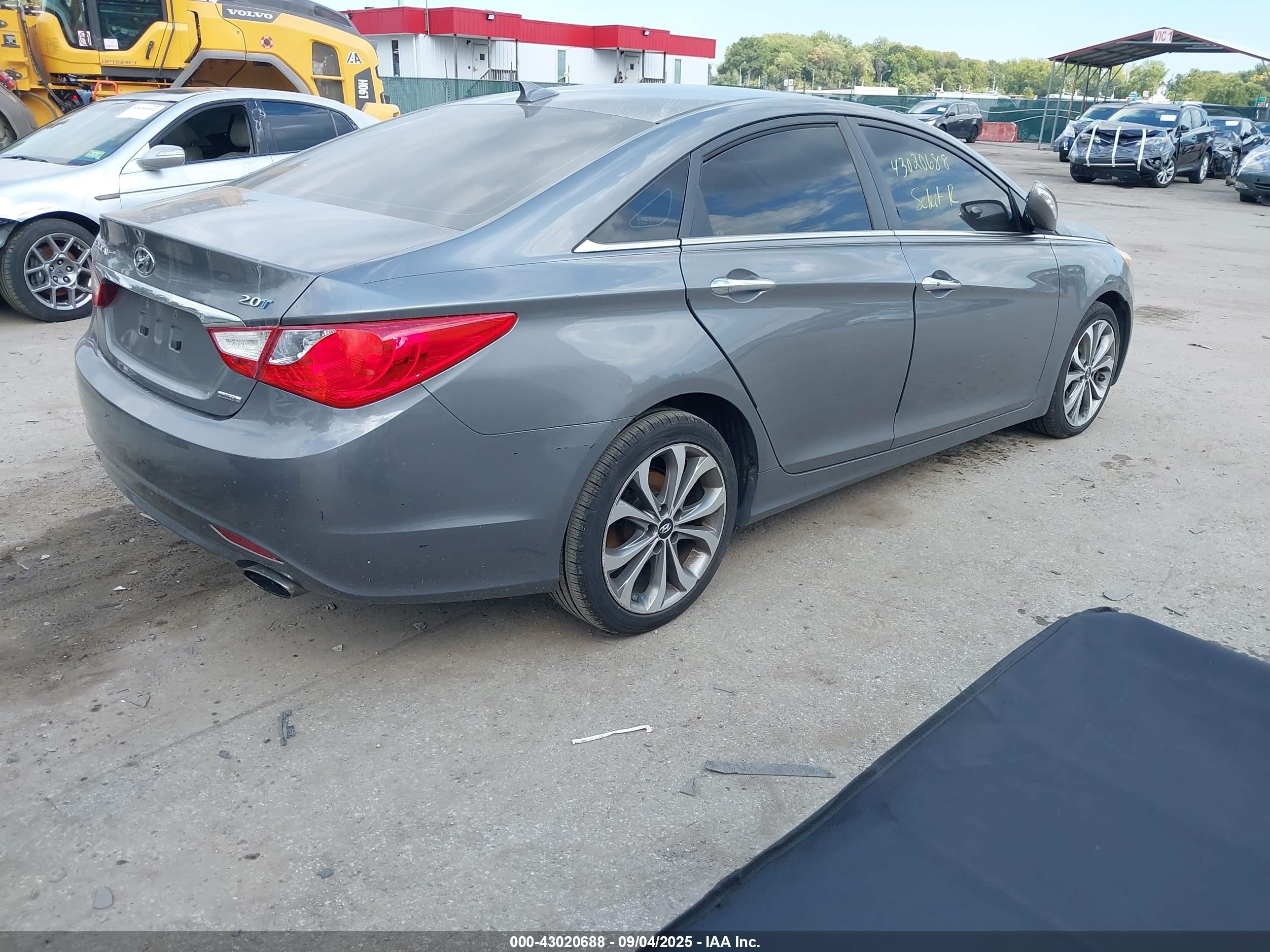 2013 Hyundai Sonata Limited 2.0t Серый vin: 5NPEC4AB4DH699579