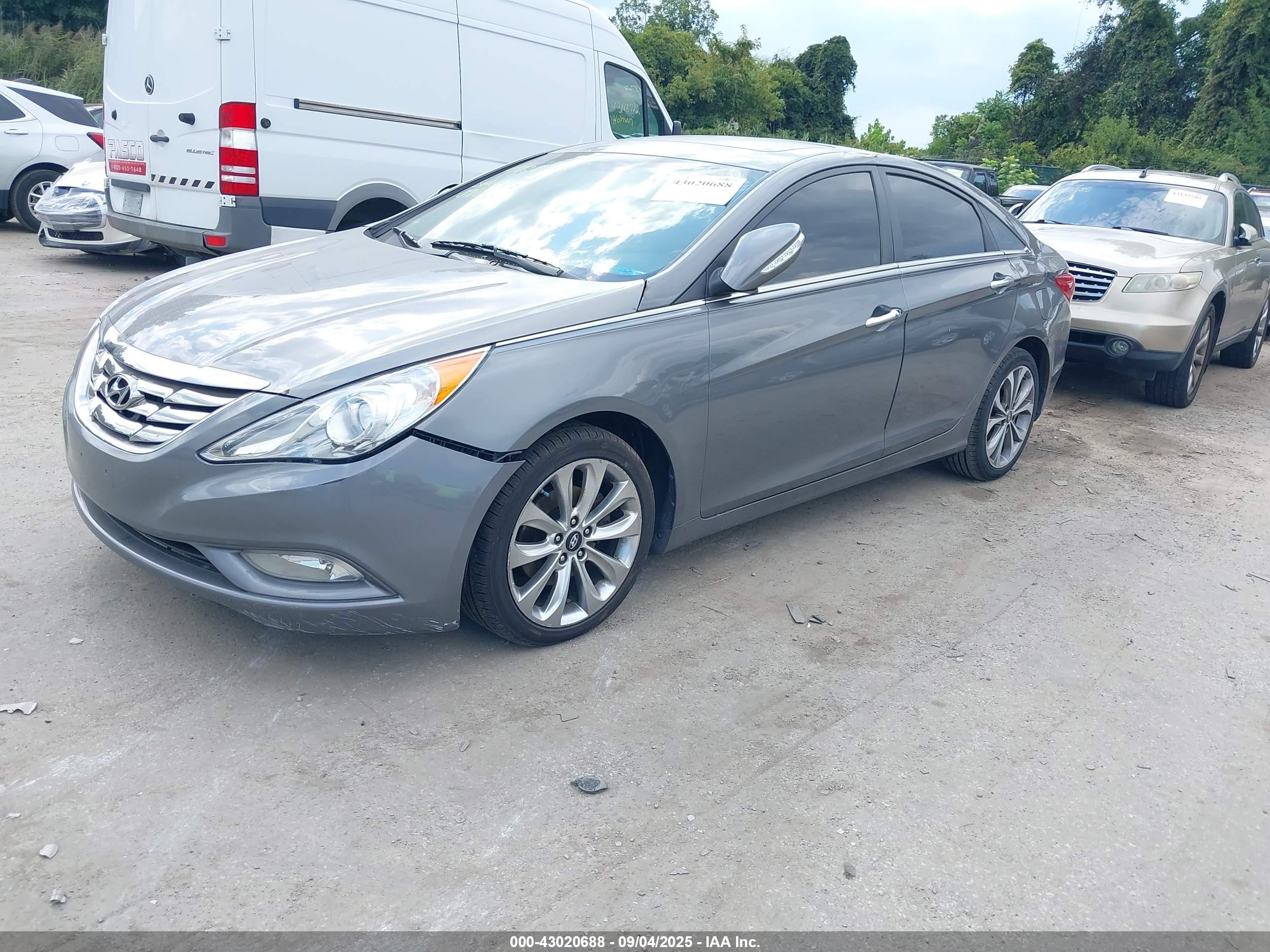 2013 Hyundai Sonata Limited 2.0t Серый vin: 5NPEC4AB4DH699579