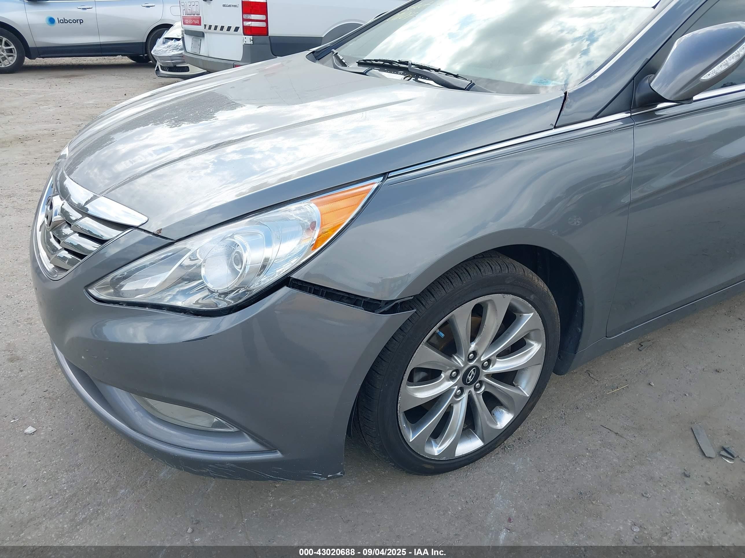 2013 Hyundai Sonata Limited 2.0t Серый vin: 5NPEC4AB4DH699579