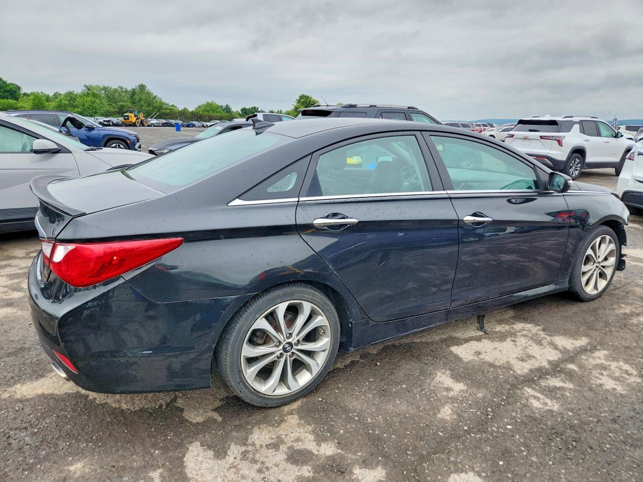 2014 Hyundai Sonata Se 2.0t Black vin: 5NPEC4AB4EH875127