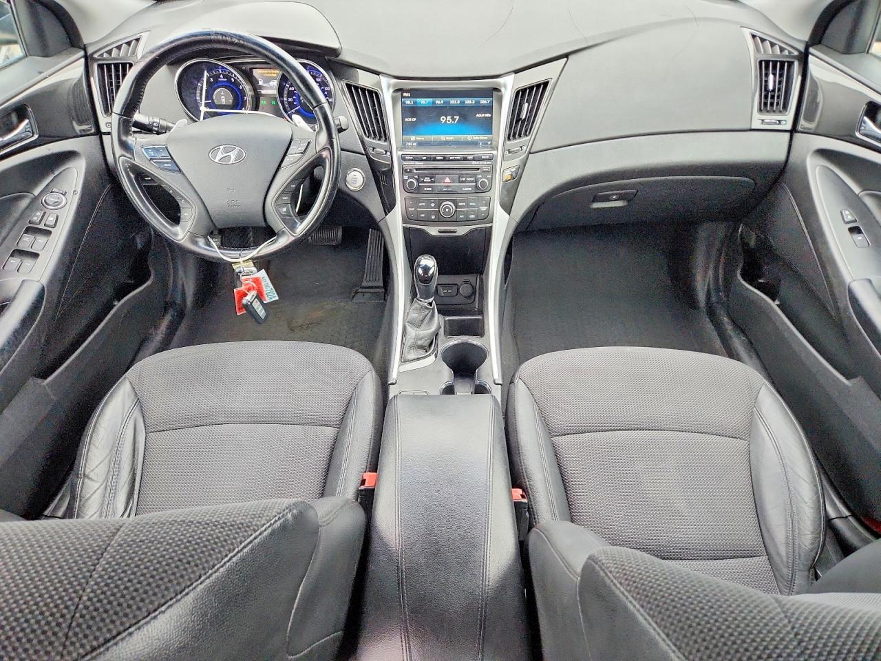 2014 Hyundai Sonata Se 2.0t Black vin: 5NPEC4AB4EH875127