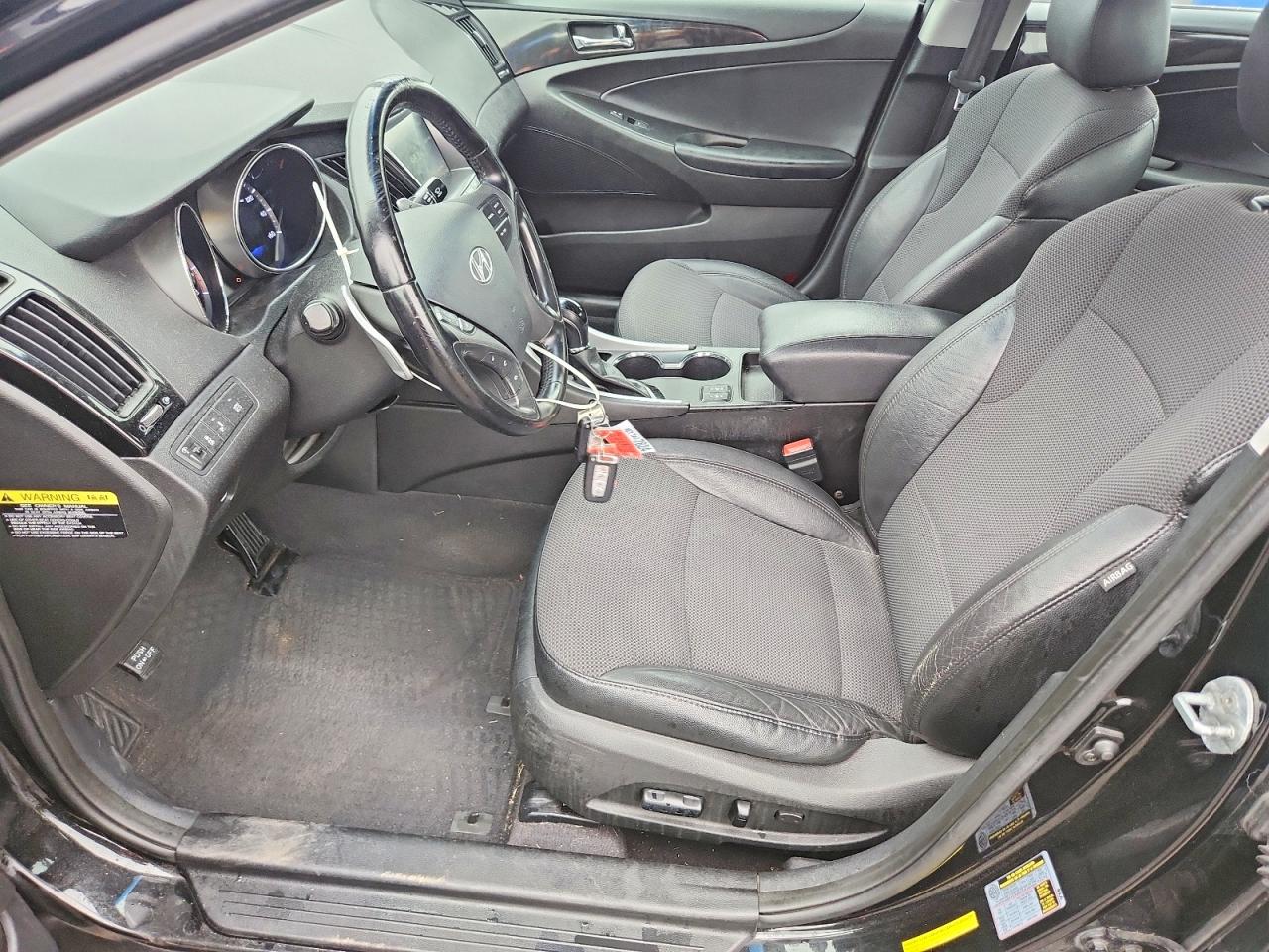 2014 Hyundai Sonata Se 2.0t Black vin: 5NPEC4AB4EH875127