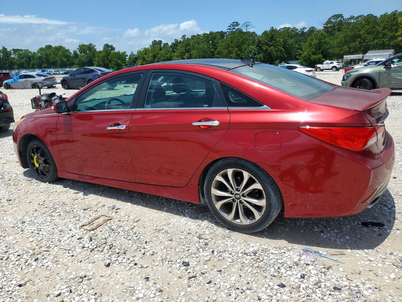 2014 Hyundai Sonata Limited 2.0t Red vin: 5NPEC4AB4EH927341