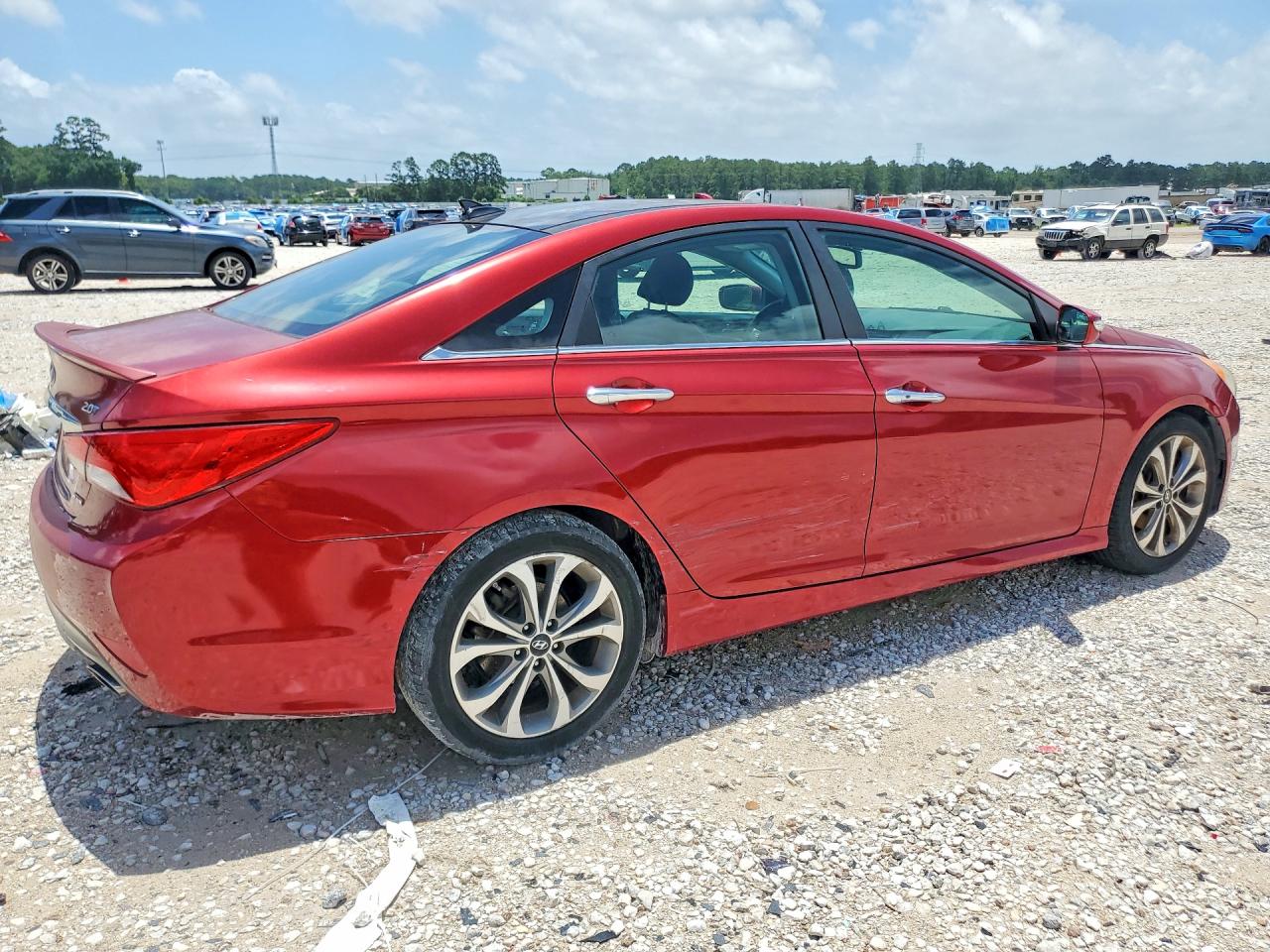 2014 Hyundai Sonata Limited 2.0t Red vin: 5NPEC4AB4EH927341