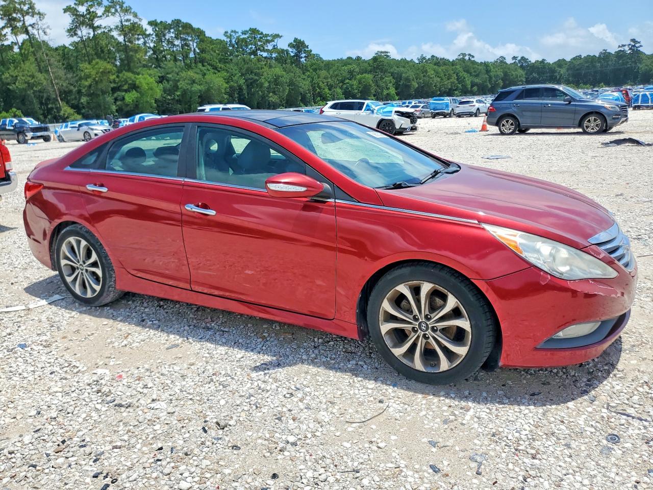 2014 Hyundai Sonata Limited 2.0t Red vin: 5NPEC4AB4EH927341