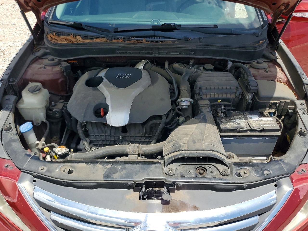 2014 Hyundai Sonata Limited 2.0t Red vin: 5NPEC4AB4EH927341