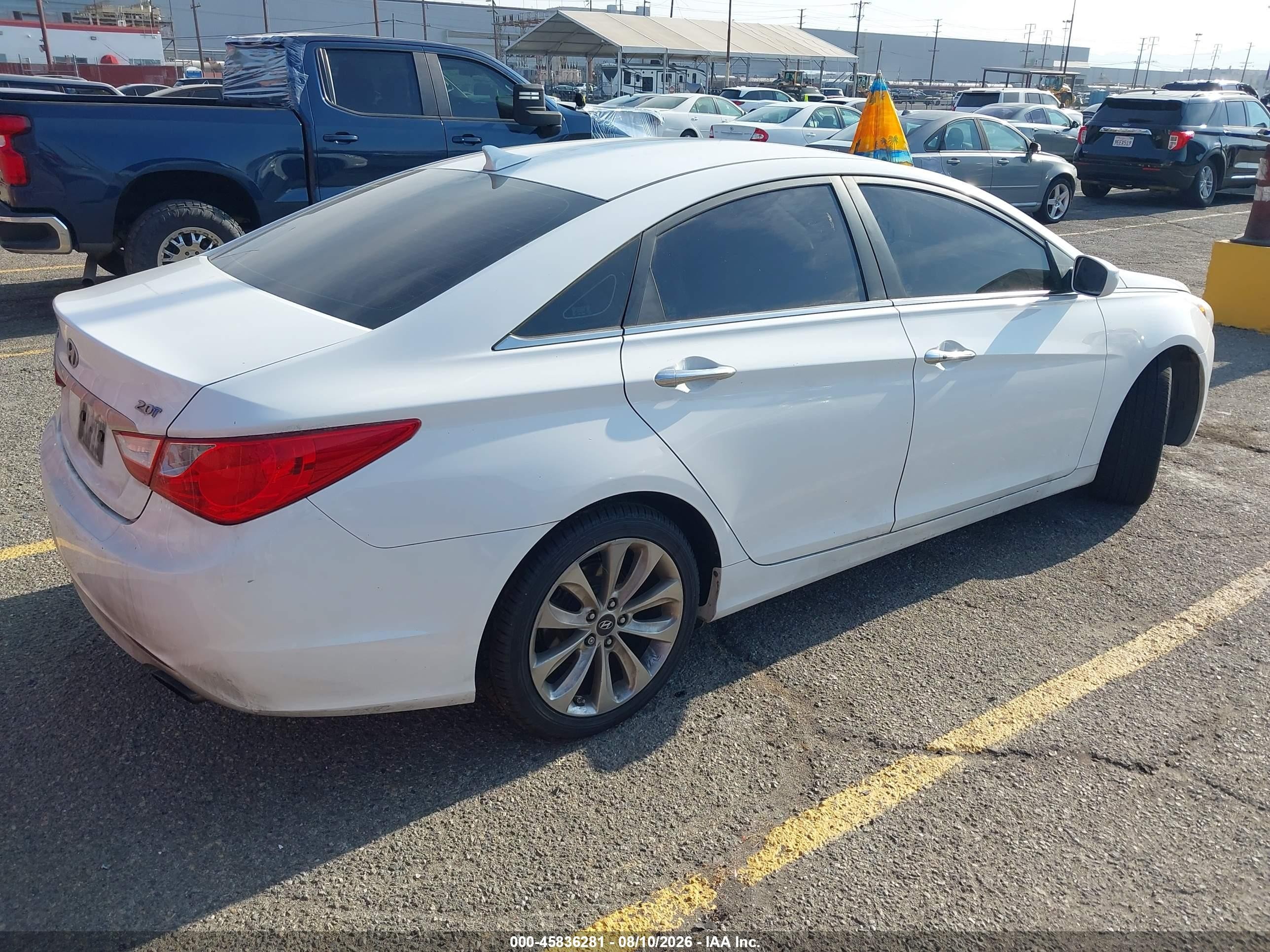 2011 Hyundai Sonata Se 2.0t White vin: 5NPEC4AB5BH187147