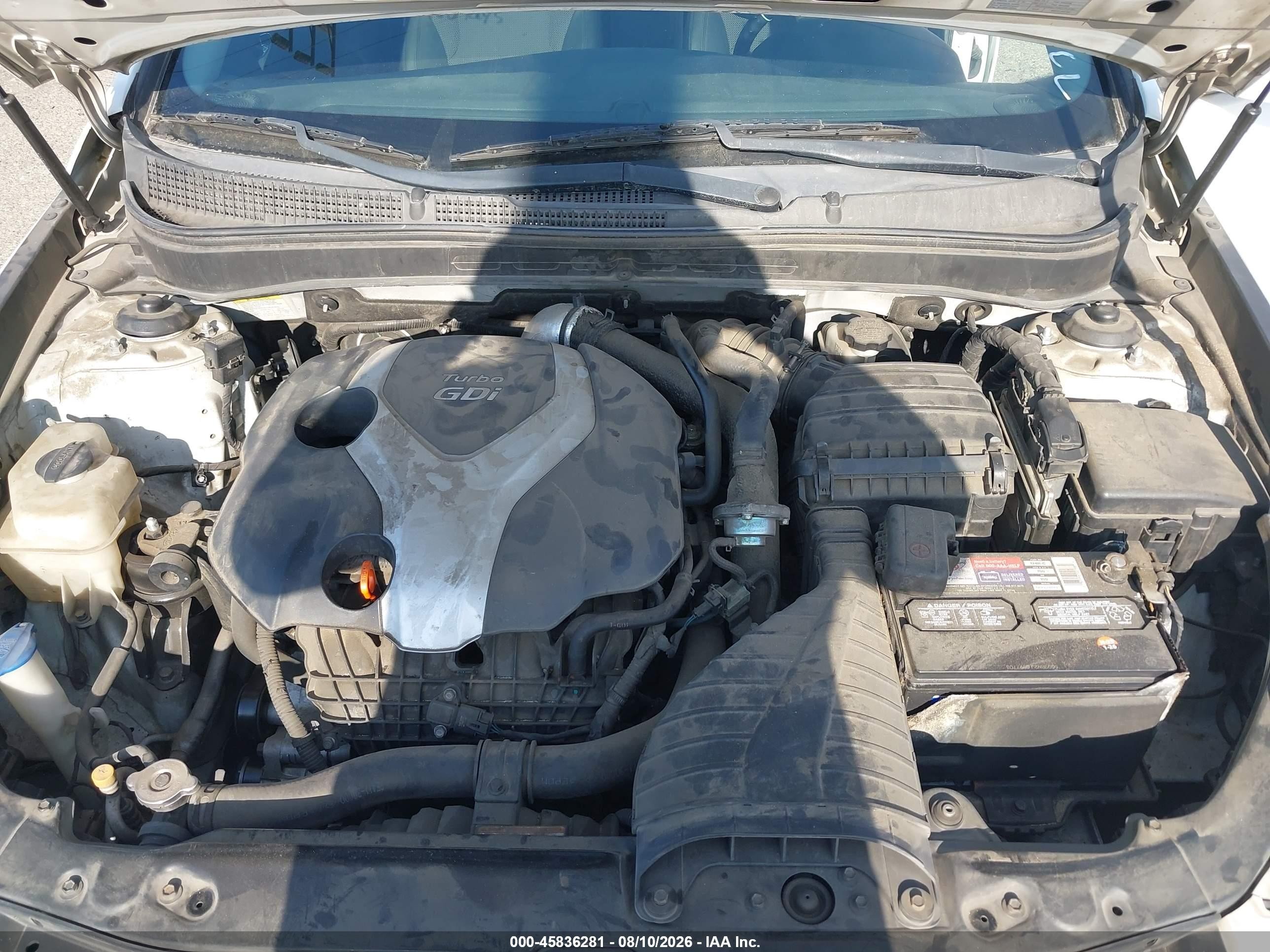 2011 Hyundai Sonata Se 2.0t White vin: 5NPEC4AB5BH187147