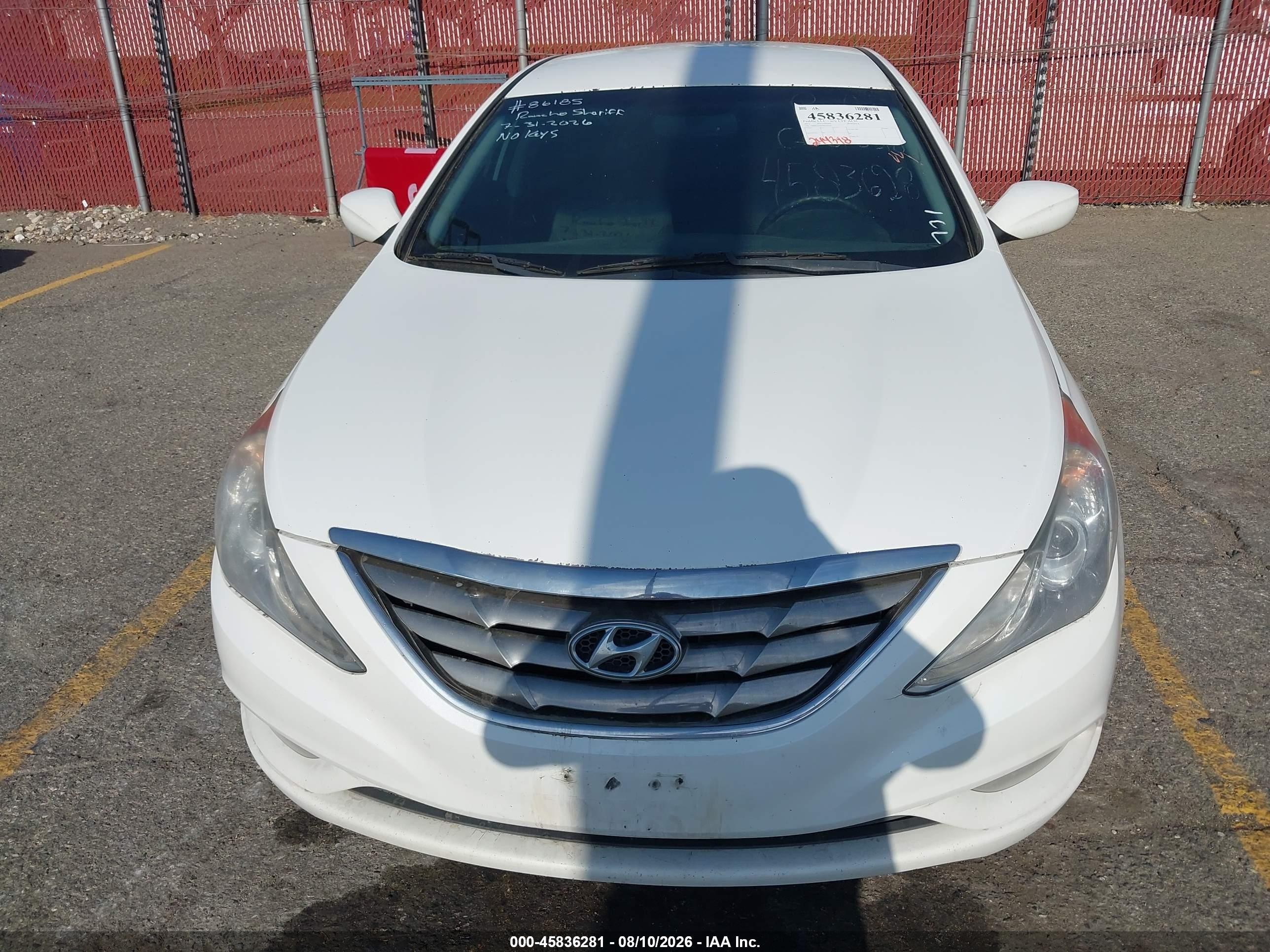 2011 Hyundai Sonata Se 2.0t White vin: 5NPEC4AB5BH187147