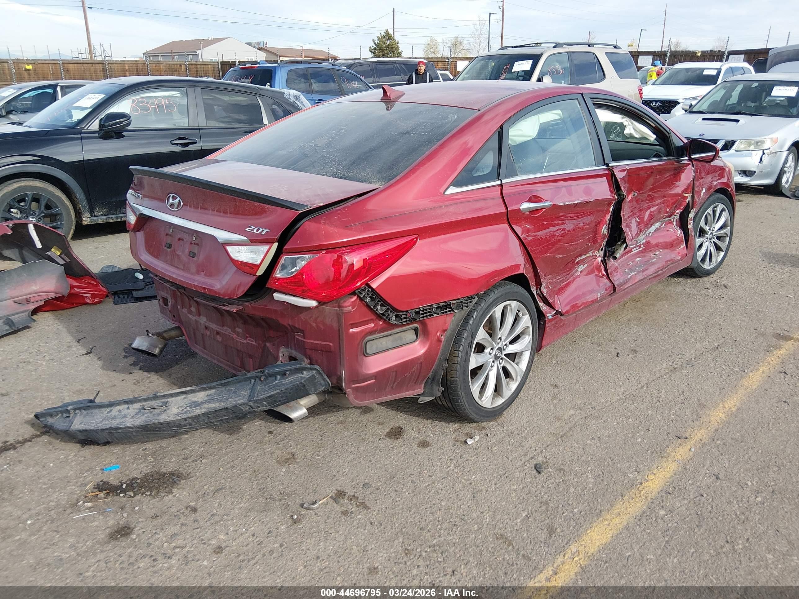 2011 Hyundai Sonata Se 2.0t Burgundy vin: 5NPEC4AB5BH194812