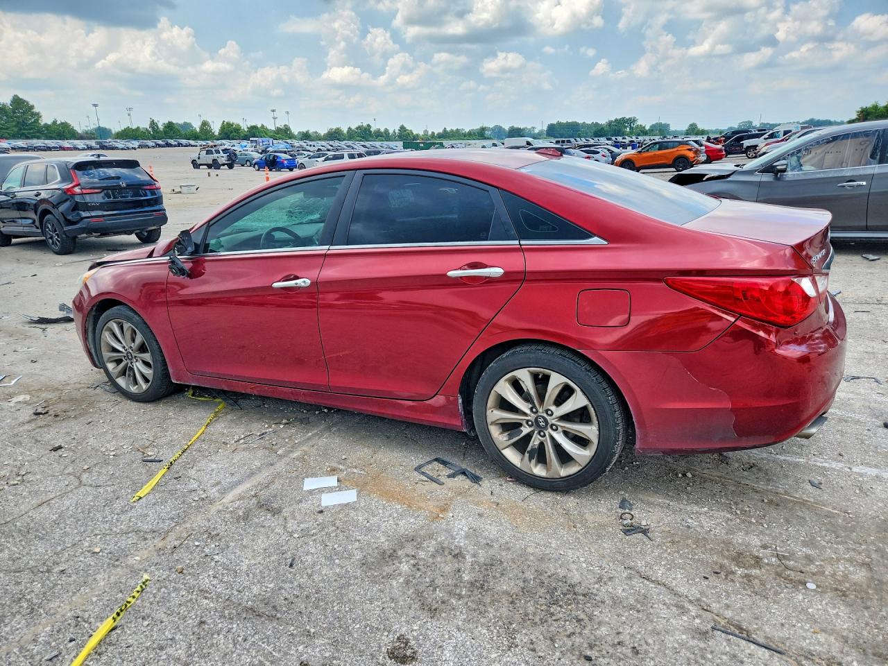 2011 Hyundai Sonata Se 2.0t Red vin: 5NPEC4AB5BH232068