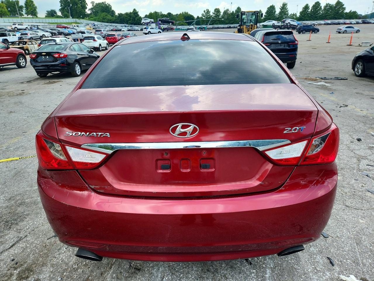 2011 Hyundai Sonata Se 2.0t Red vin: 5NPEC4AB5BH232068