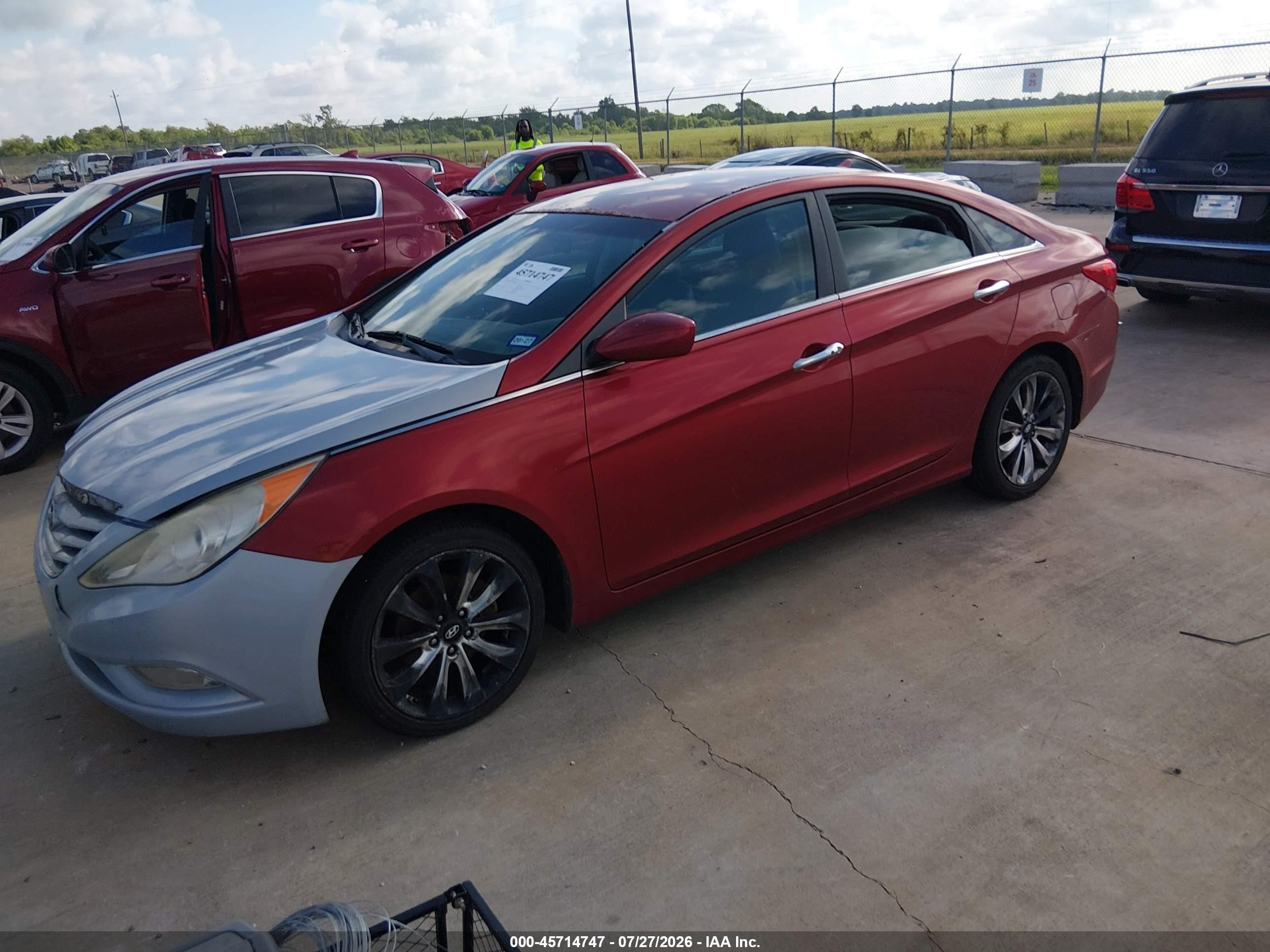 2011 Hyundai Sonata Se 2.0t Red vin: 5NPEC4AB5BH260744