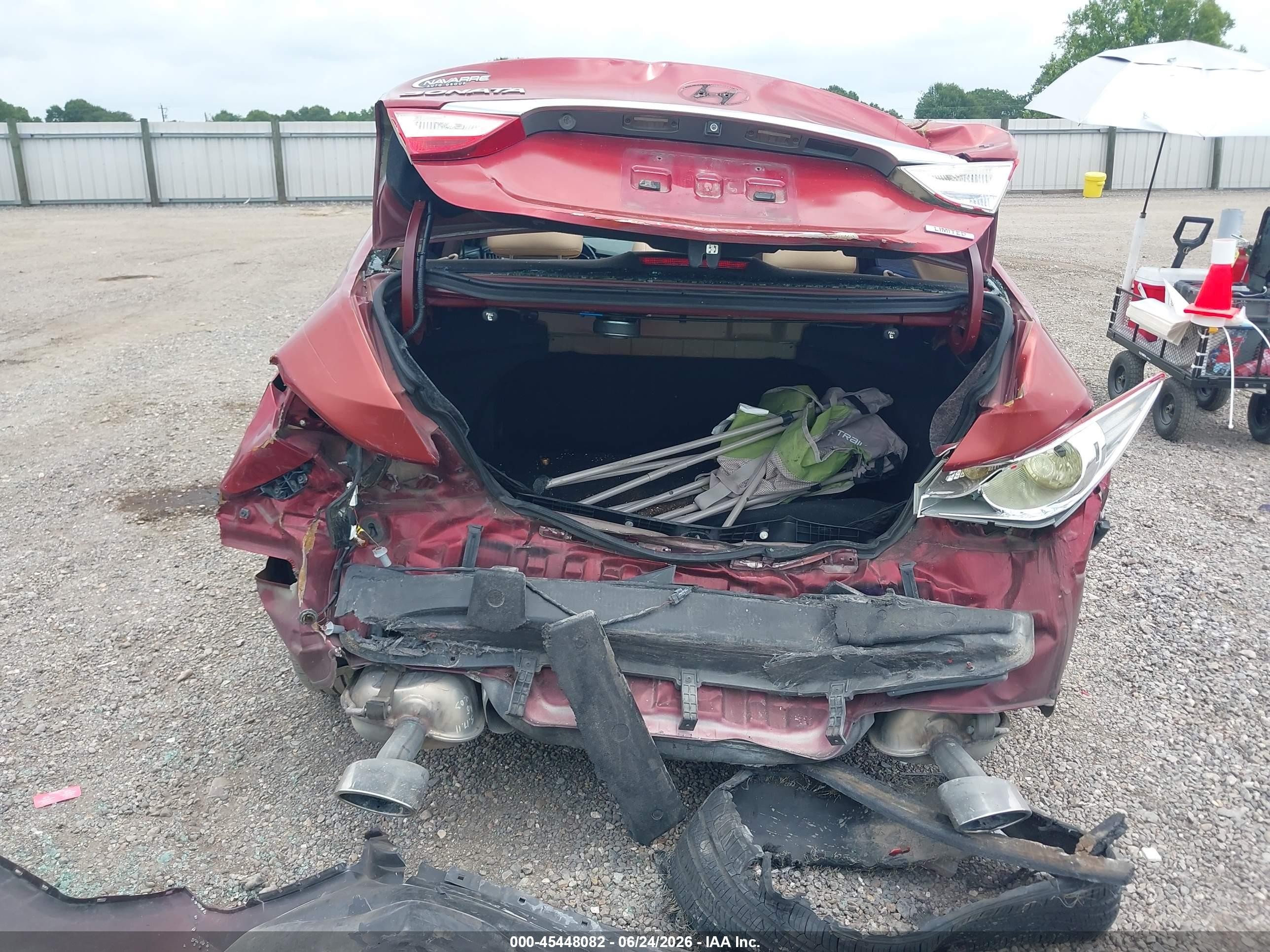 2011 Hyundai Sonata Limited 2.0t Maroon vin: 5NPEC4AB5BH305522