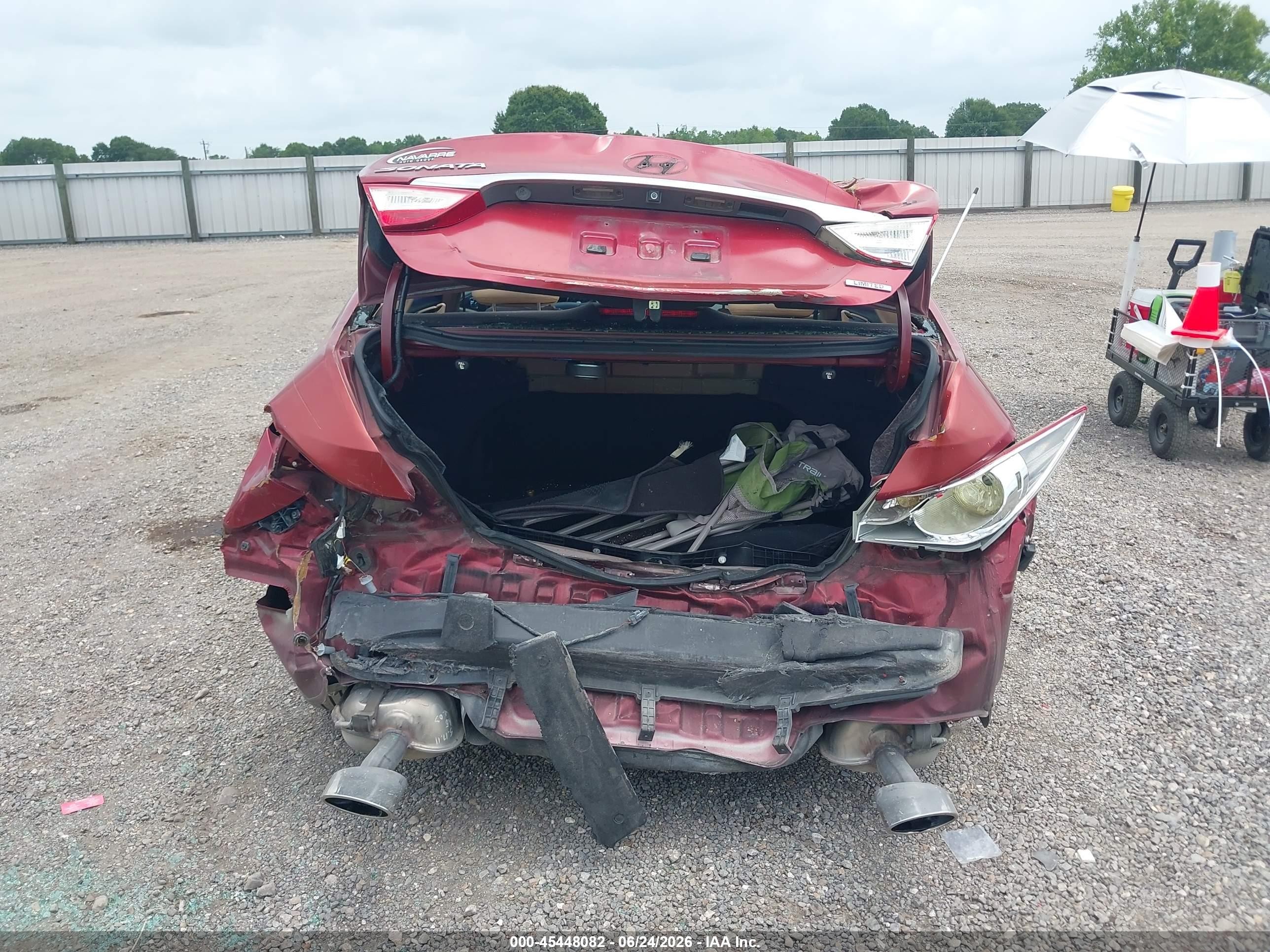 2011 Hyundai Sonata Limited 2.0t Maroon vin: 5NPEC4AB5BH305522