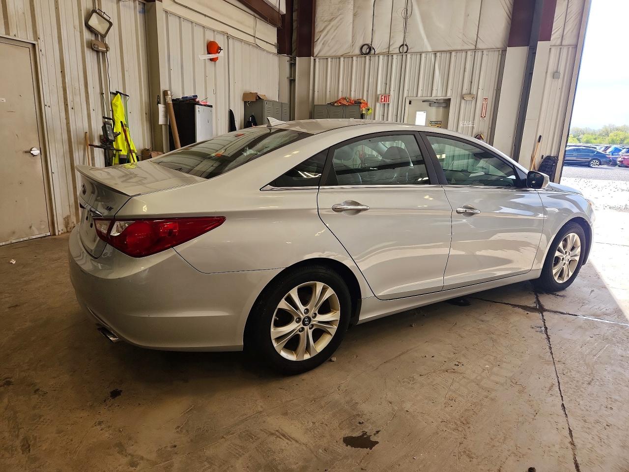 2012 Hyundai Sonata Se 2.0t Silver vin: 5NPEC4AB5CH407940