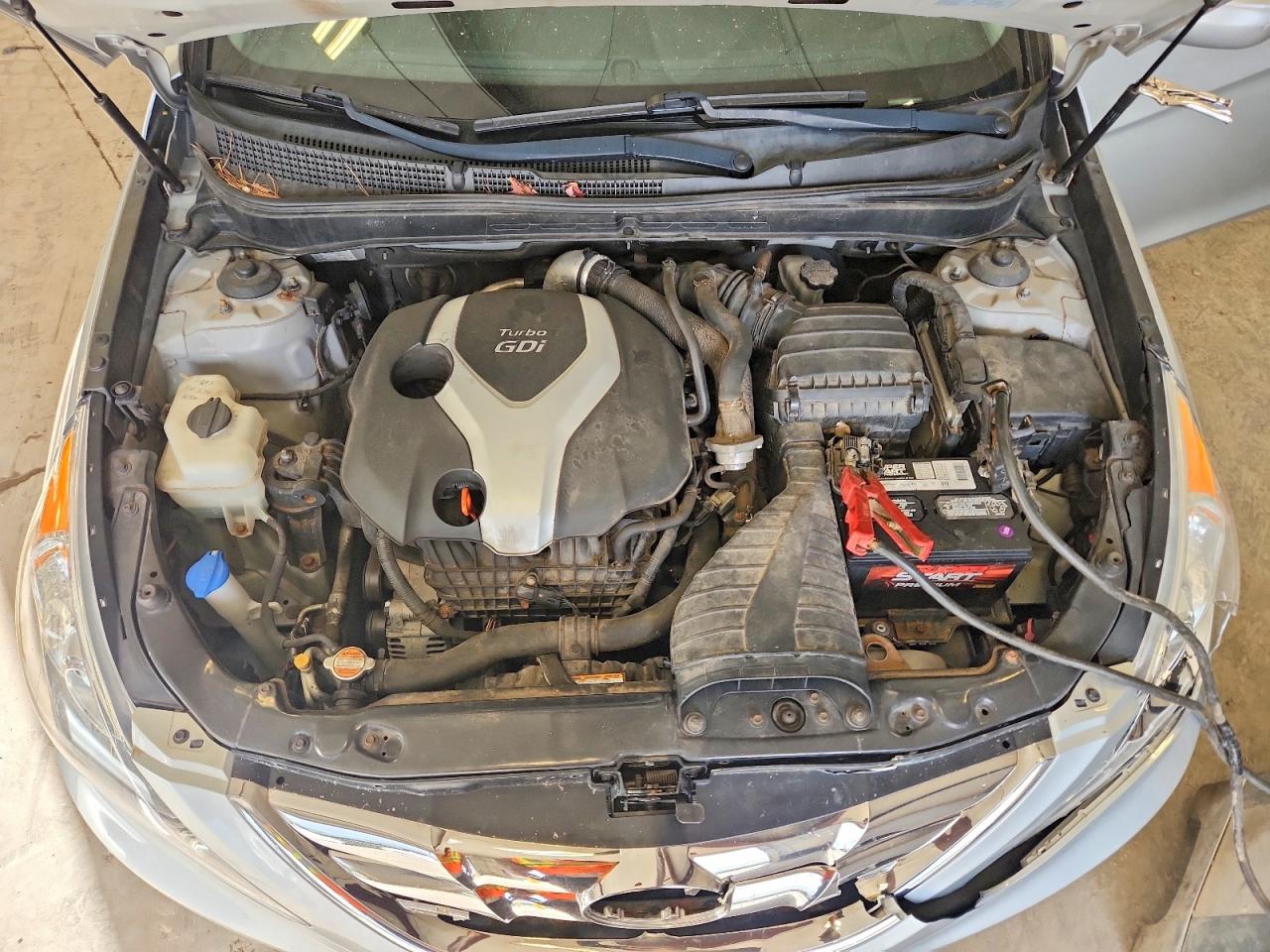 2012 Hyundai Sonata Se 2.0t Silver vin: 5NPEC4AB5CH407940