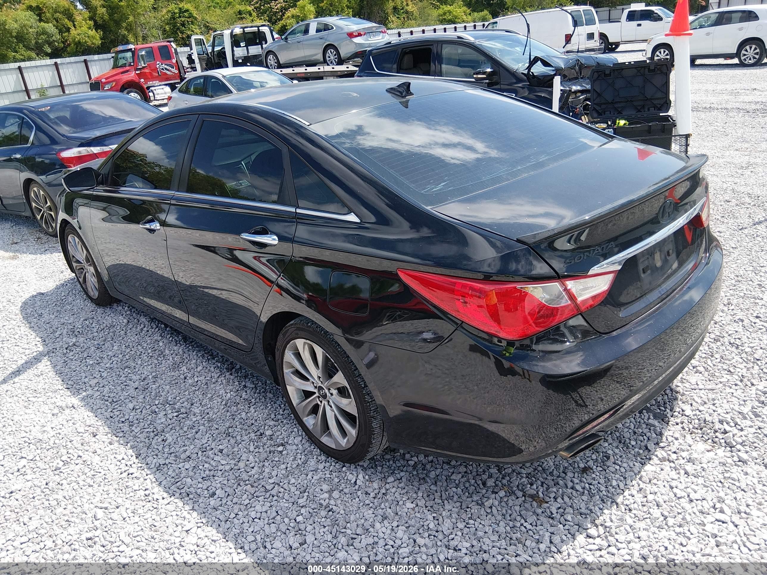 2012 Hyundai Sonata Se 2.0t Black vin: 5NPEC4AB5CH432336