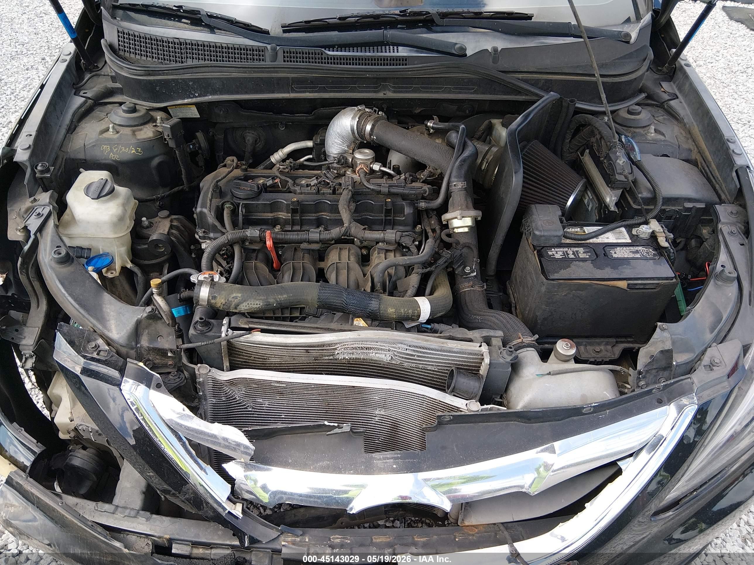 2012 Hyundai Sonata Se 2.0t Black vin: 5NPEC4AB5CH432336