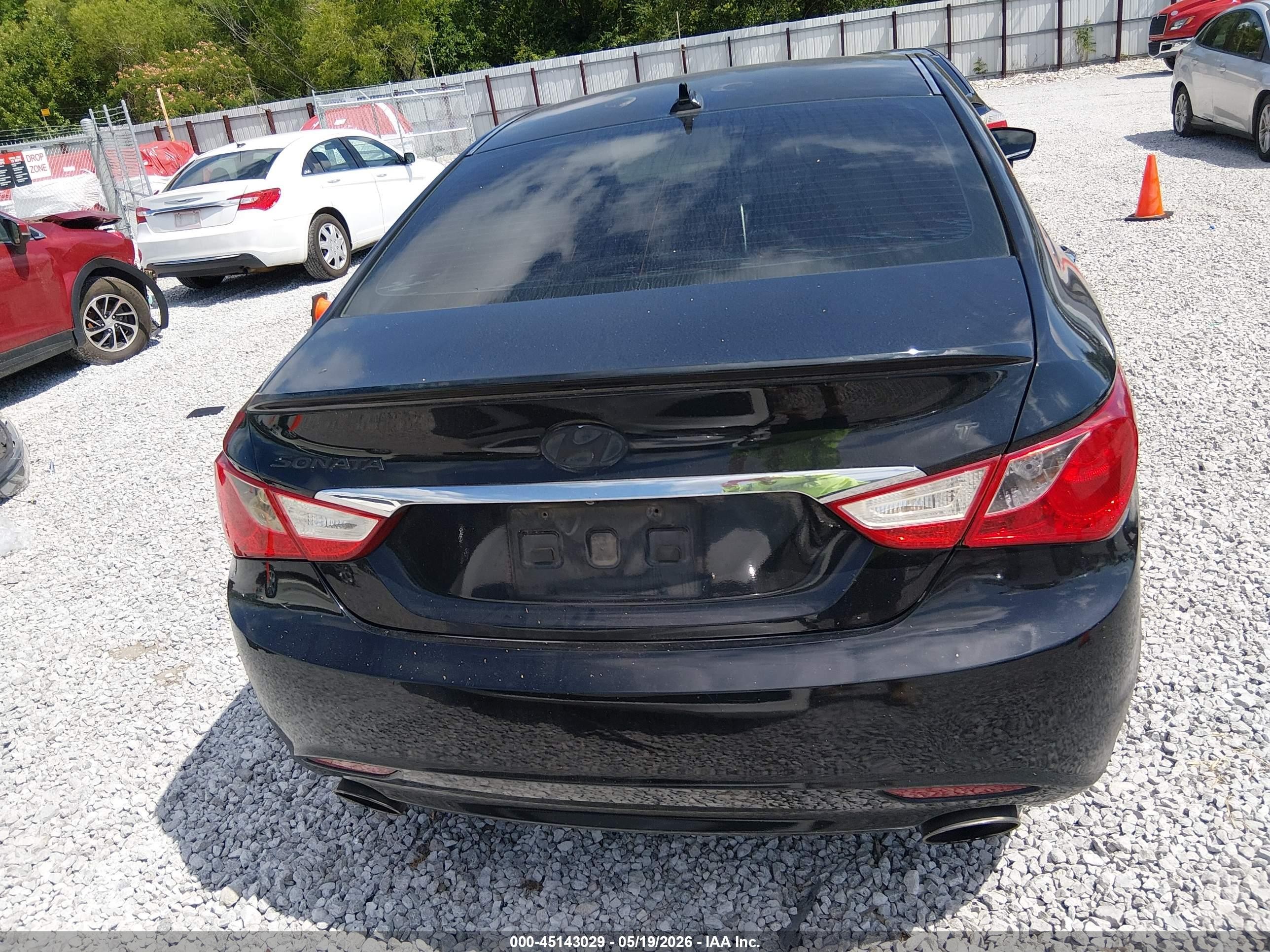 2012 Hyundai Sonata Se 2.0t Black vin: 5NPEC4AB5CH432336