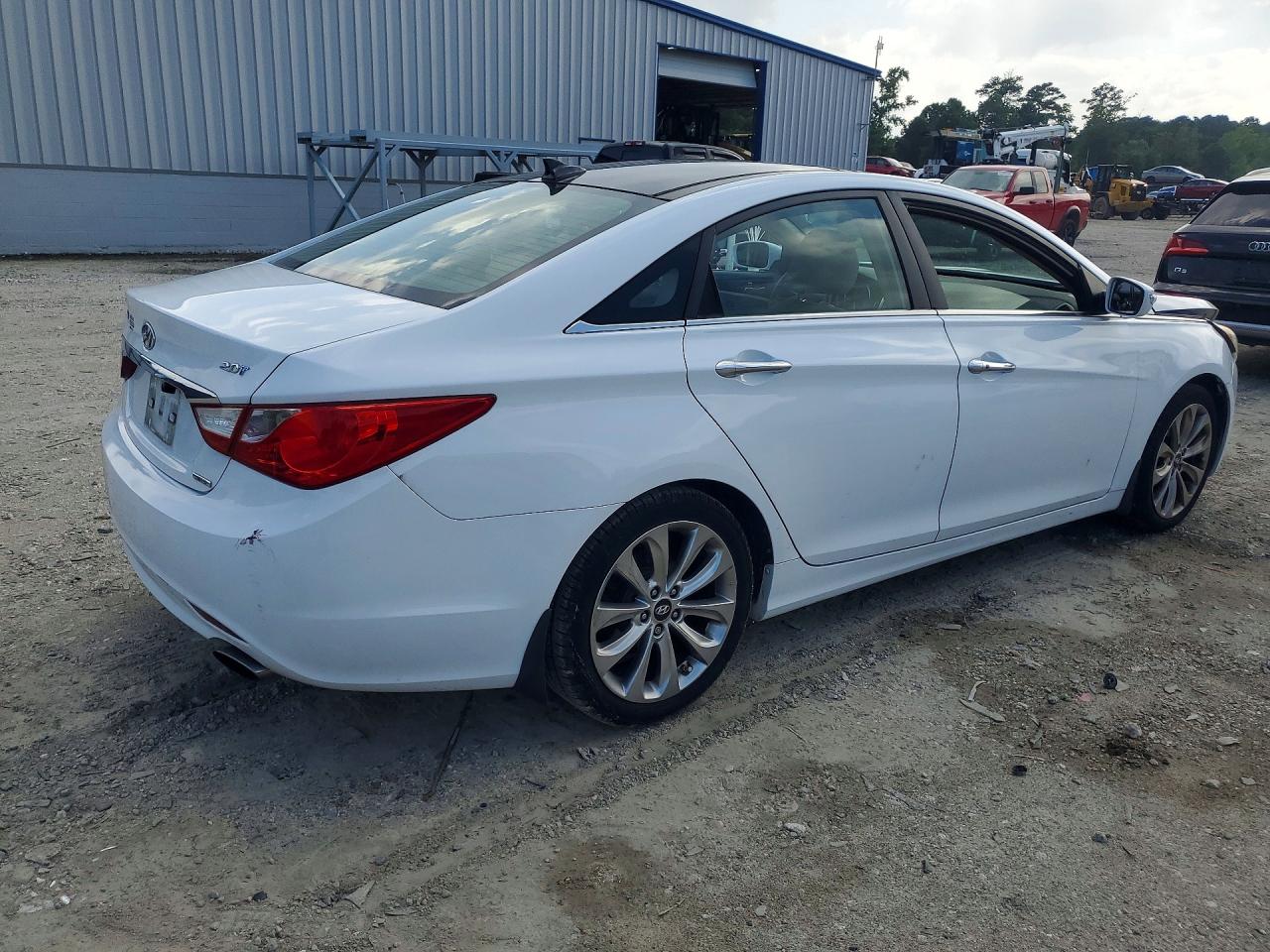 2012 Hyundai Sonata Limited 2.0t White vin: 5NPEC4AB5CH432398