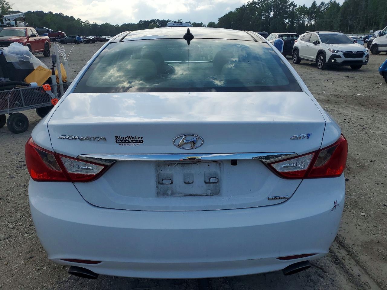 2012 Hyundai Sonata Limited 2.0t White vin: 5NPEC4AB5CH432398