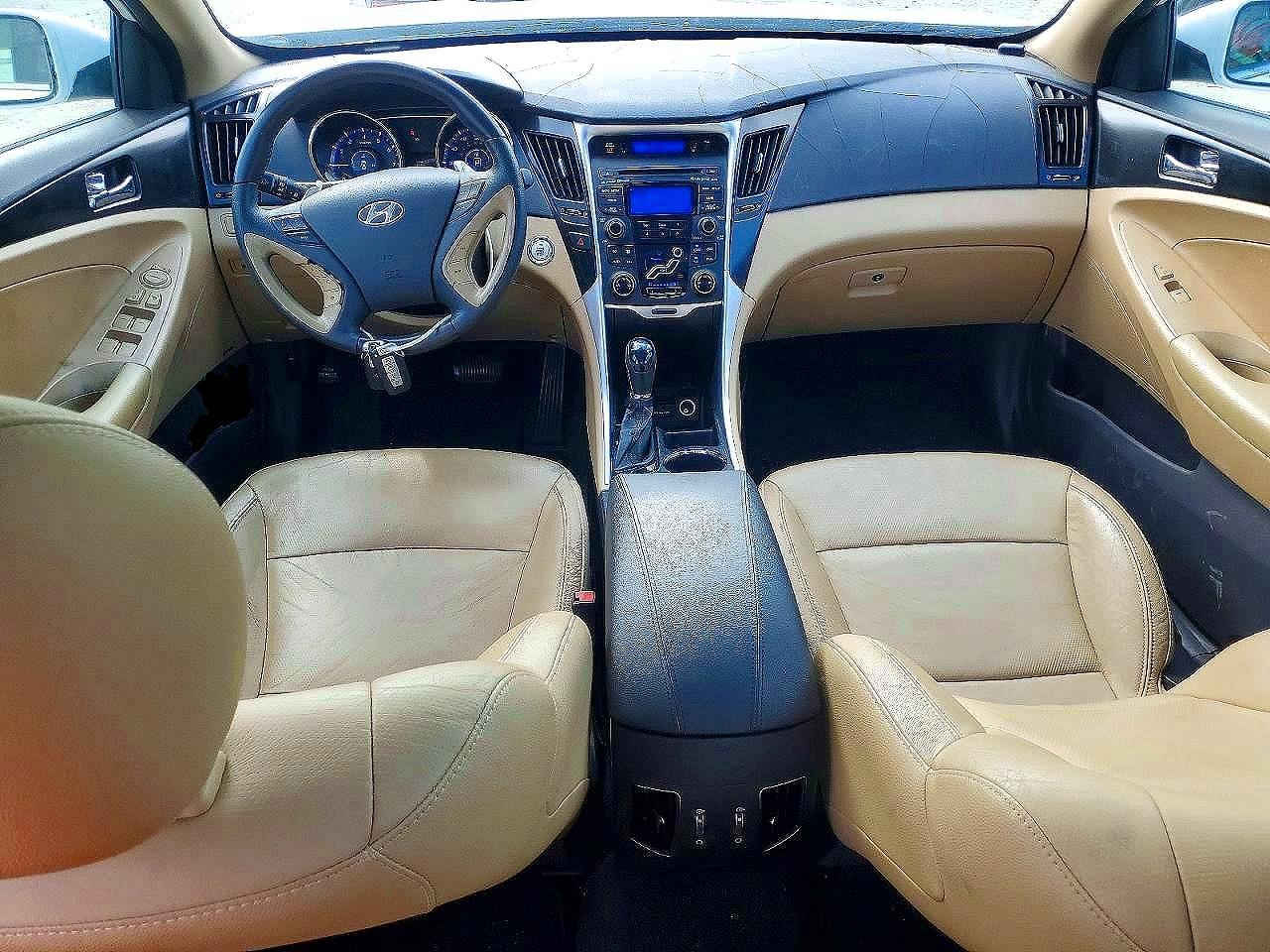 2012 Hyundai Sonata Limited 2.0t White vin: 5NPEC4AB5CH432398