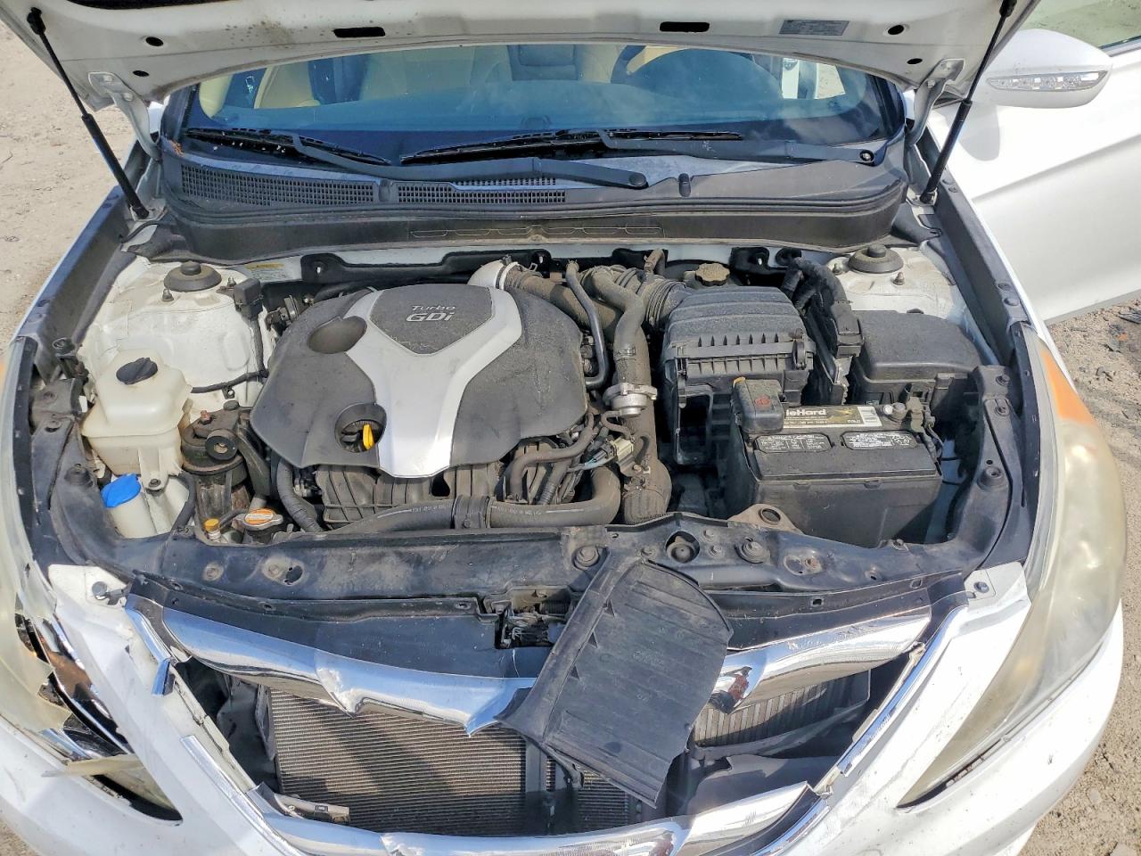 2012 Hyundai Sonata Limited 2.0t White vin: 5NPEC4AB5CH432398