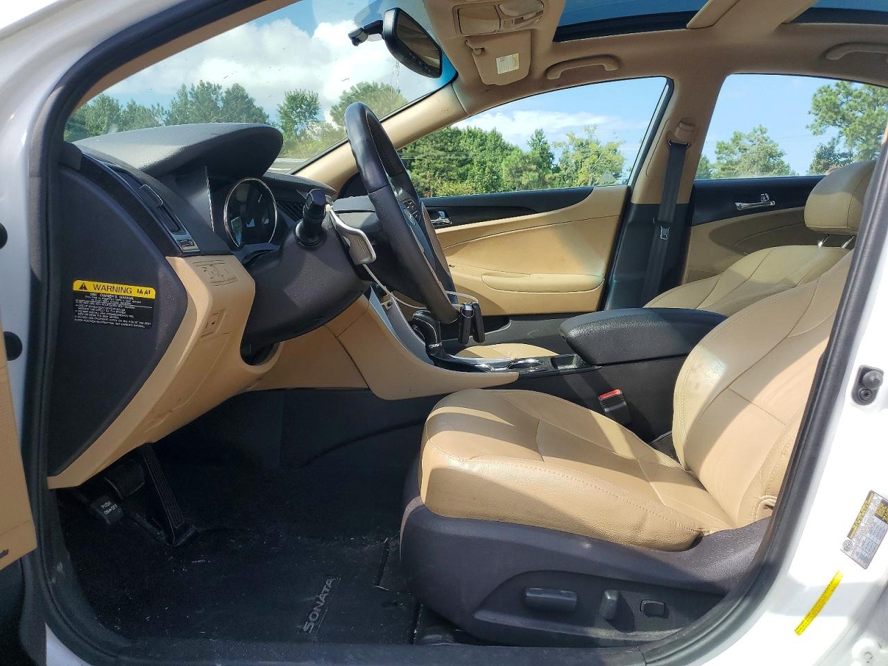 2012 Hyundai Sonata Limited 2.0t White vin: 5NPEC4AB5CH432398