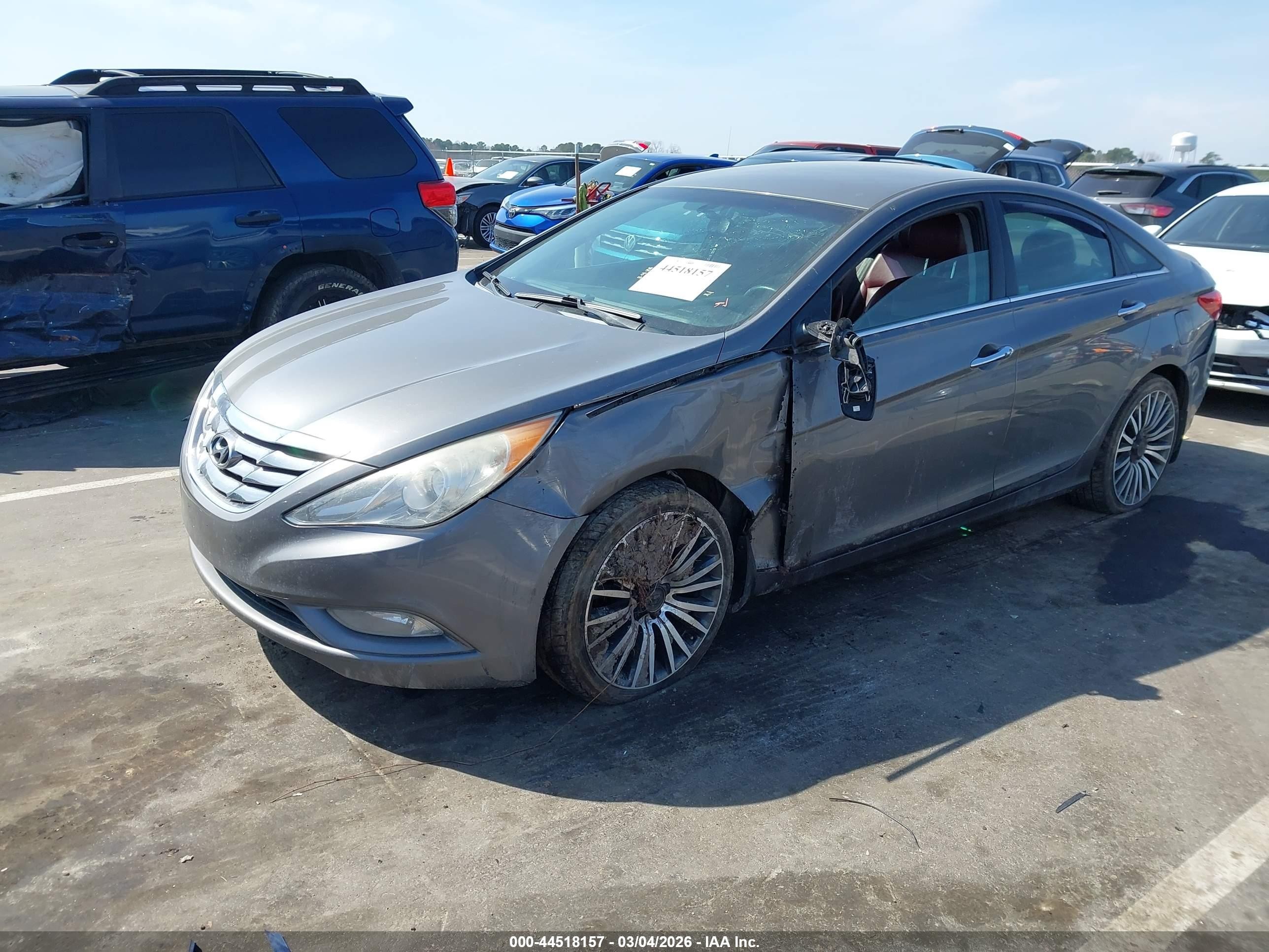 2012 Hyundai Sonata Se 2.0t Gray vin: 5NPEC4AB5CH452456