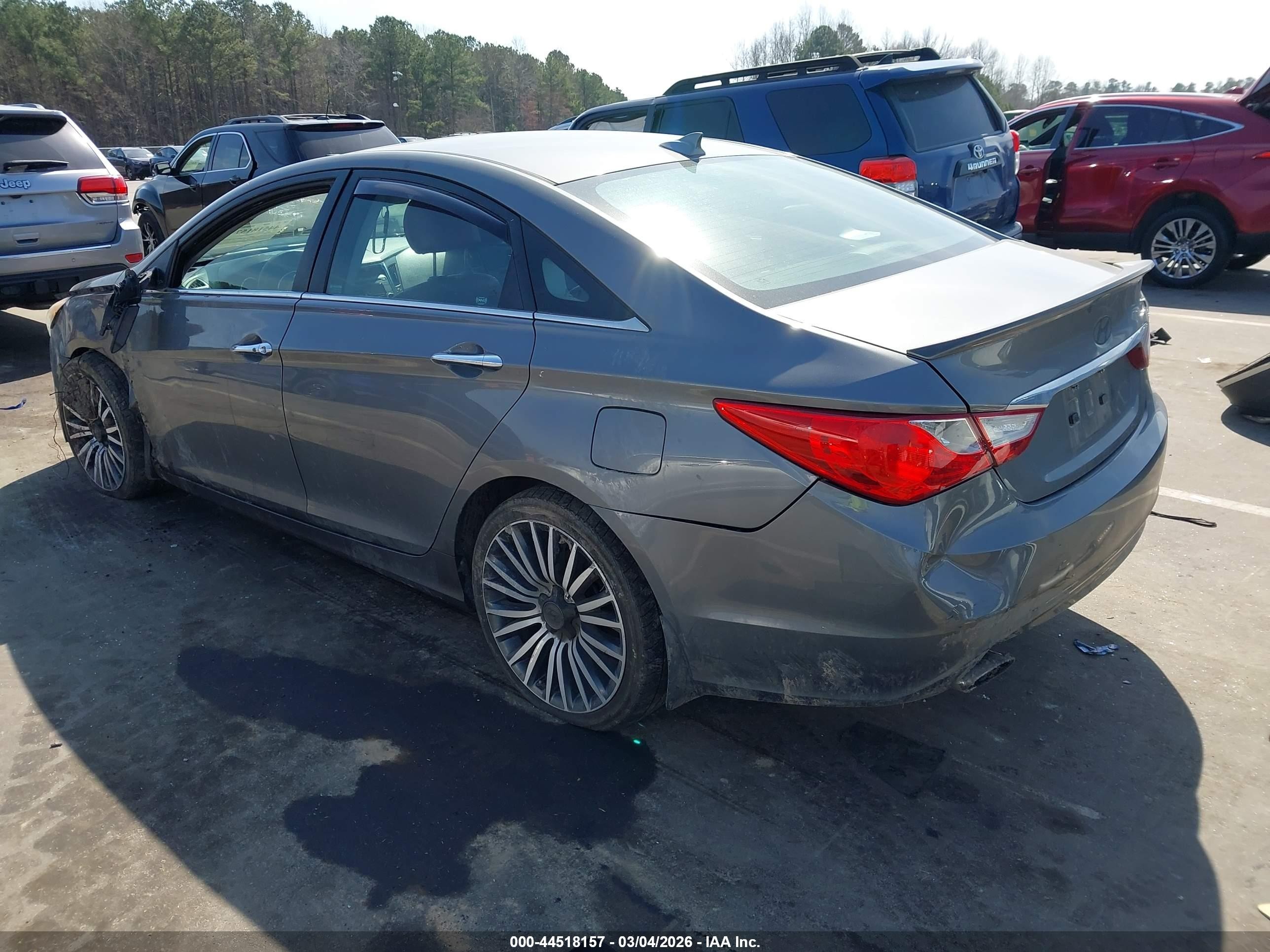 2012 Hyundai Sonata Se 2.0t Gray vin: 5NPEC4AB5CH452456