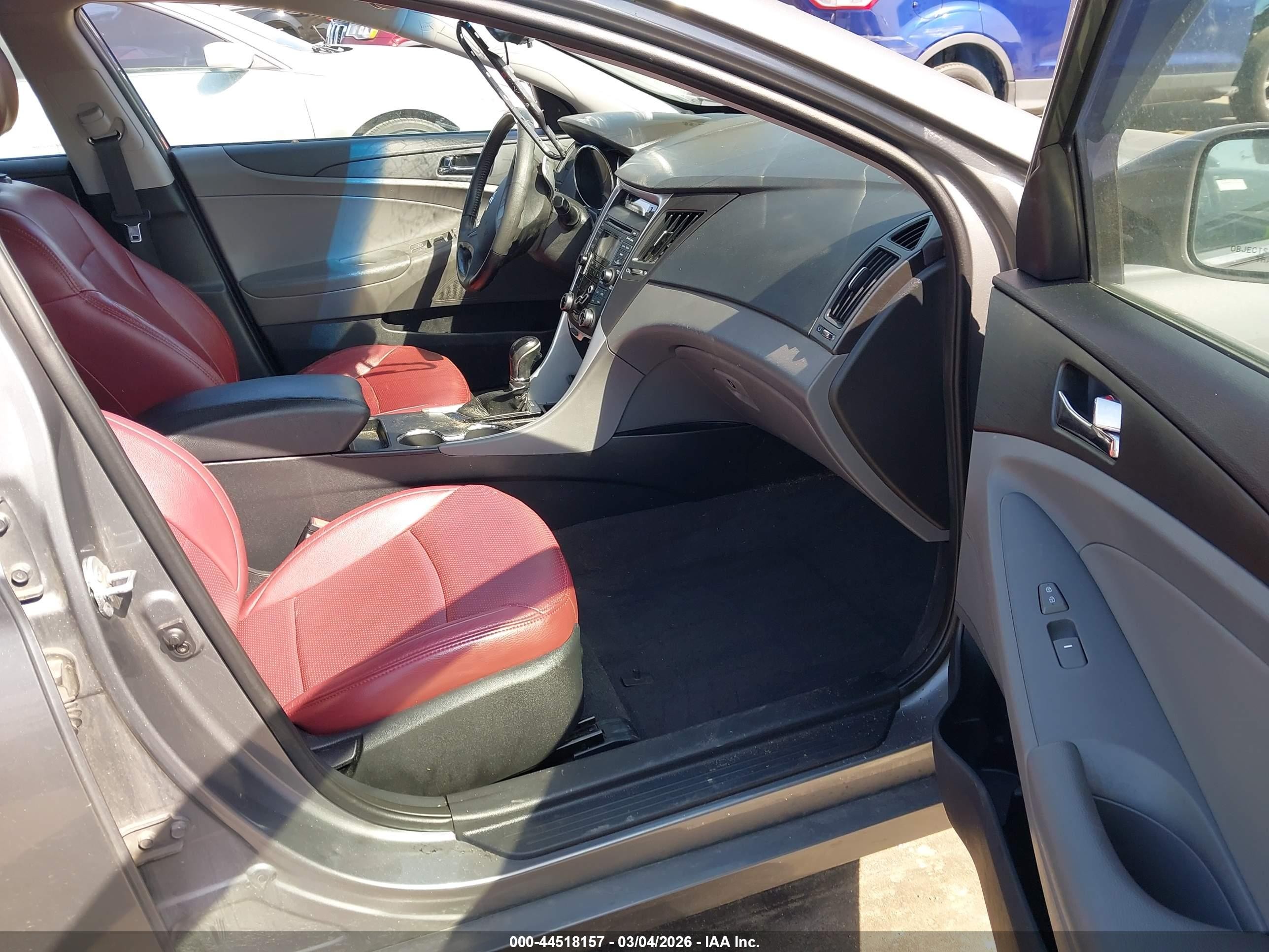2012 Hyundai Sonata Se 2.0t Gray vin: 5NPEC4AB5CH452456