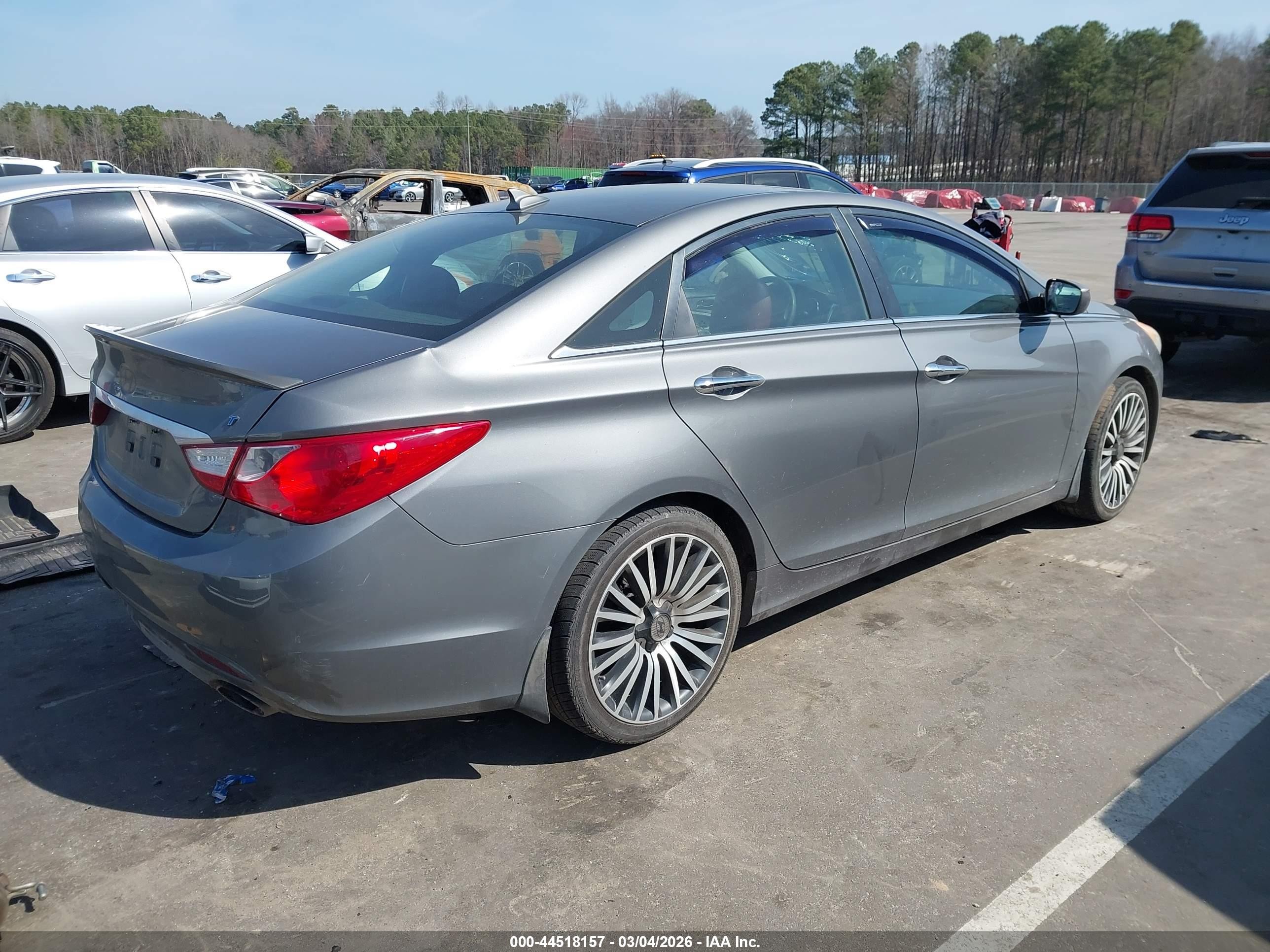 2012 Hyundai Sonata Se 2.0t Gray vin: 5NPEC4AB5CH452456
