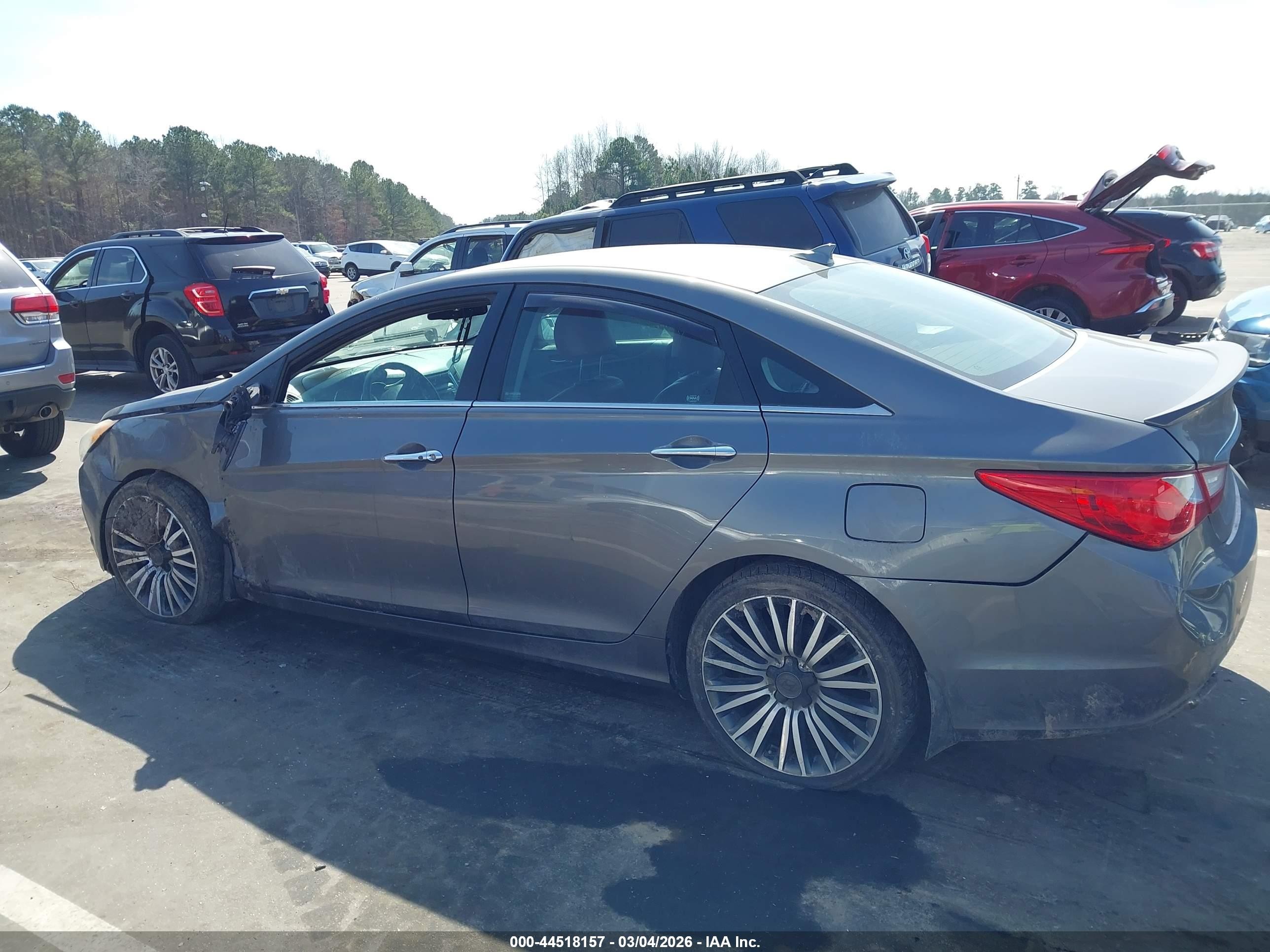 2012 Hyundai Sonata Se 2.0t Gray vin: 5NPEC4AB5CH452456