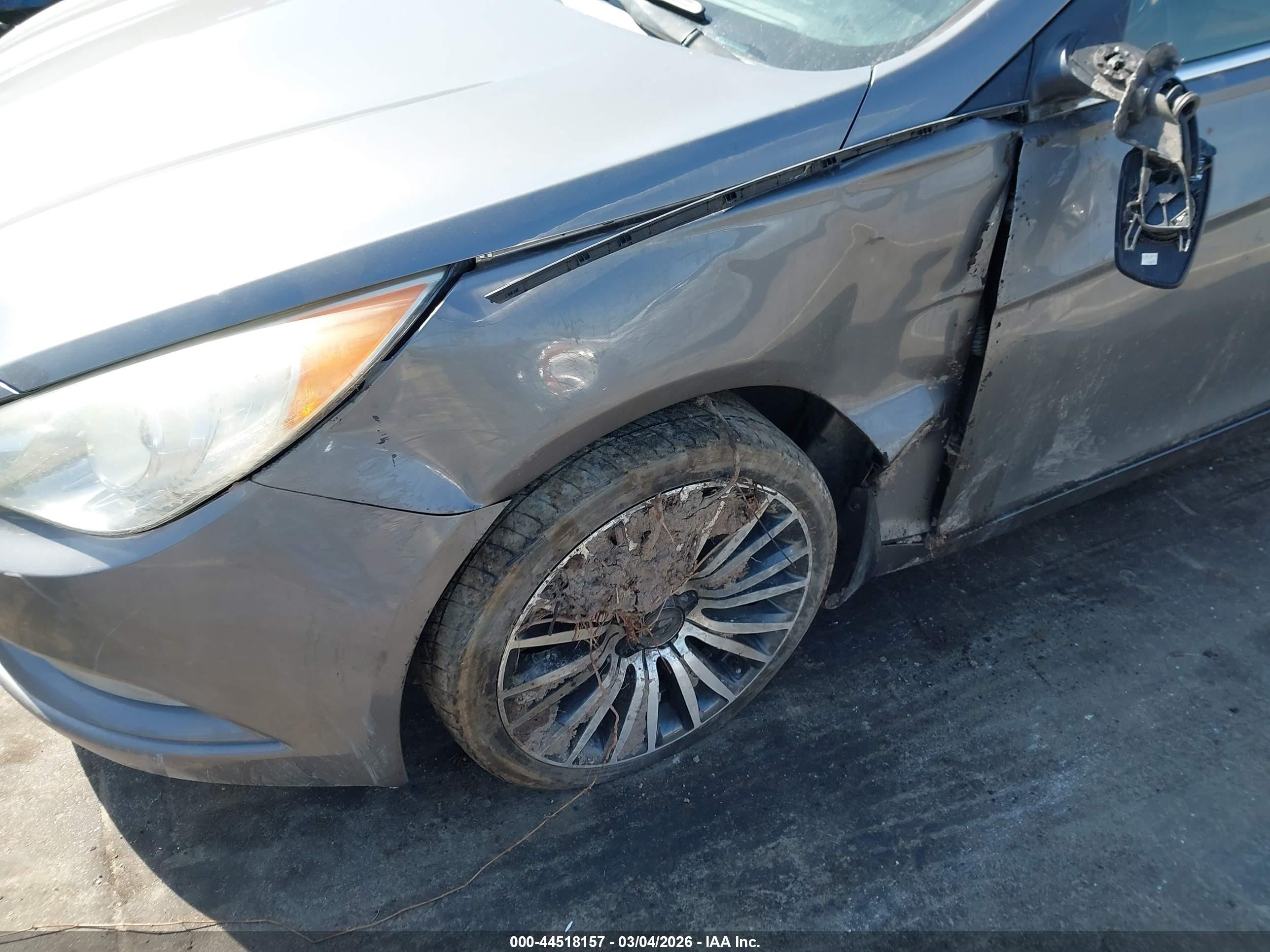 2012 Hyundai Sonata Se 2.0t Gray vin: 5NPEC4AB5CH452456