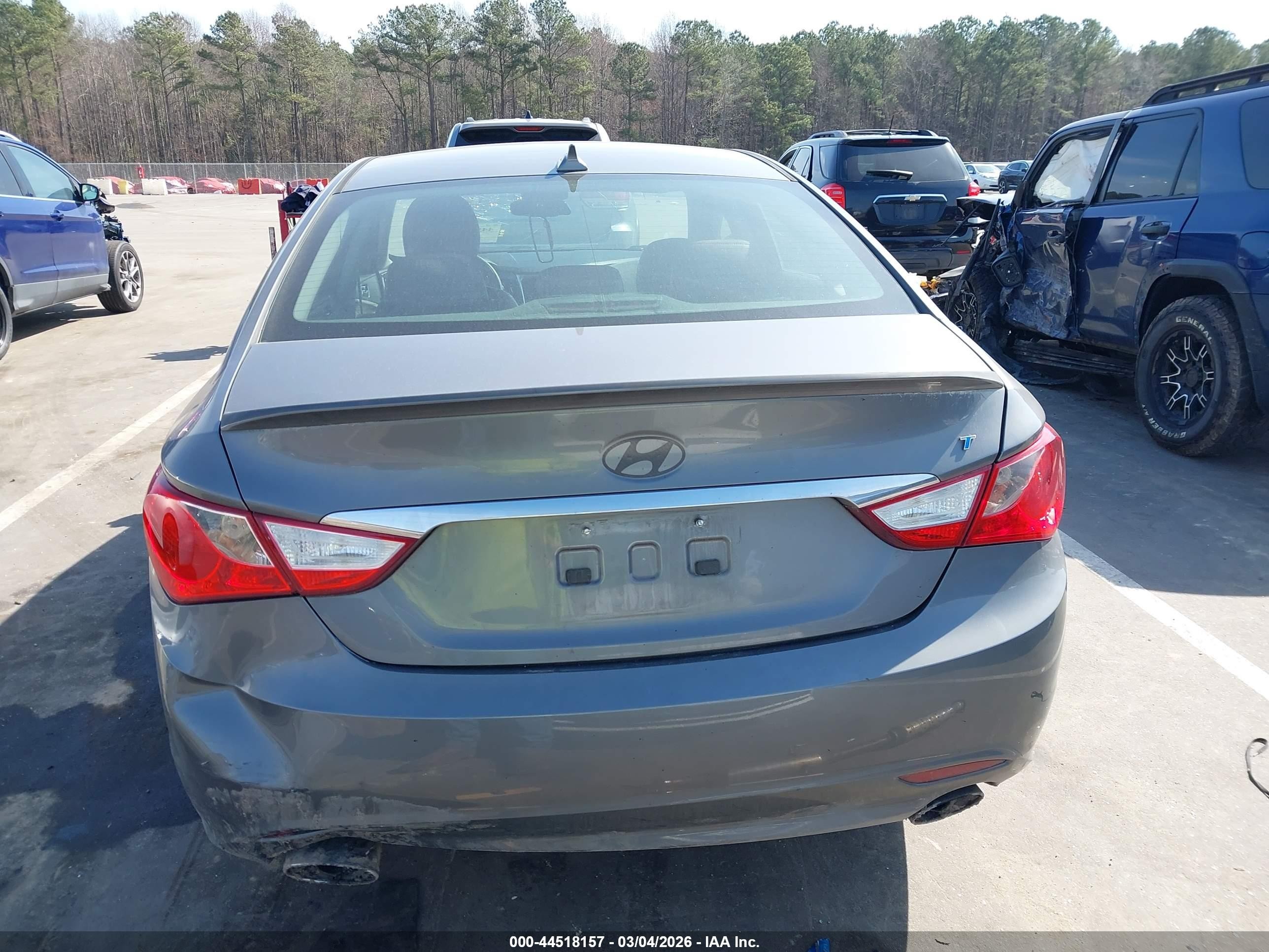 2012 Hyundai Sonata Se 2.0t Gray vin: 5NPEC4AB5CH452456