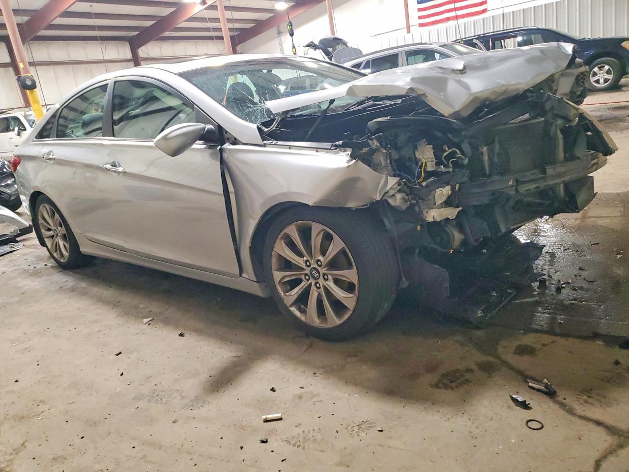 2012 Hyundai Sonata Se 2.0t Silver vin: 5NPEC4AB5CH486686